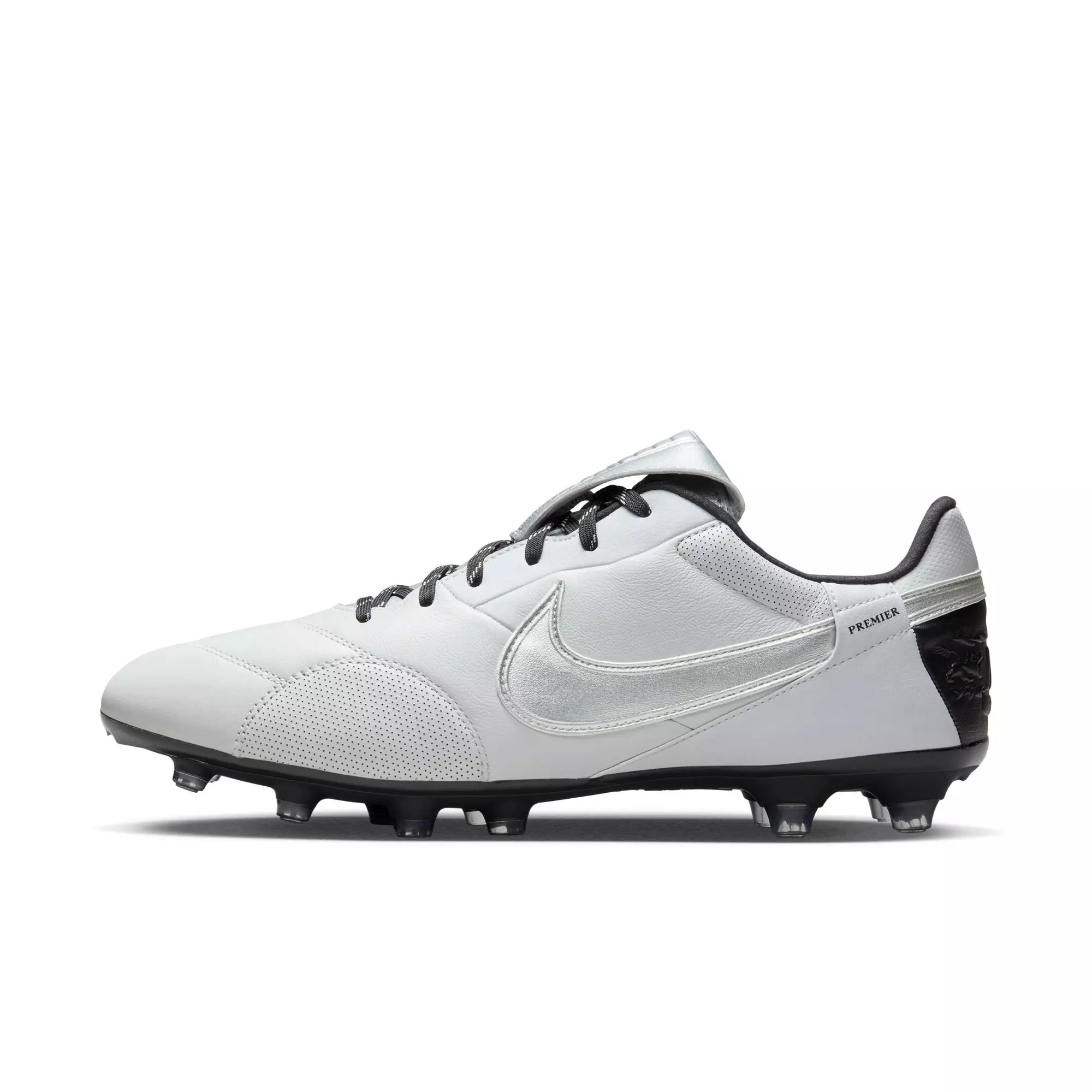 Nike Premier 3 FG "Photon Dust/Metallic Silver/Black" Men's Soccer Cleat - SILVER/BLACK