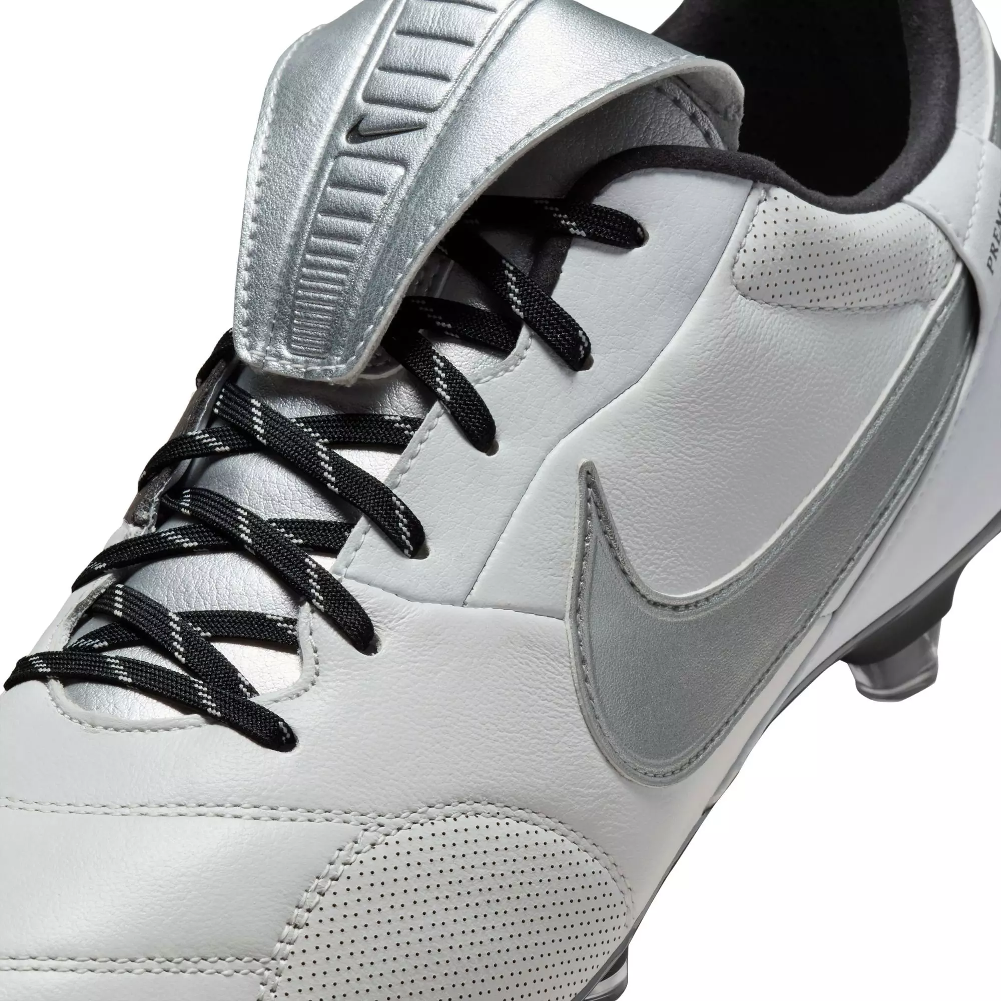 Nike Premier 3 FG "Photon Dust/Metallic Silver/Black" Men's Soccer Cleat - SILVER/BLACK