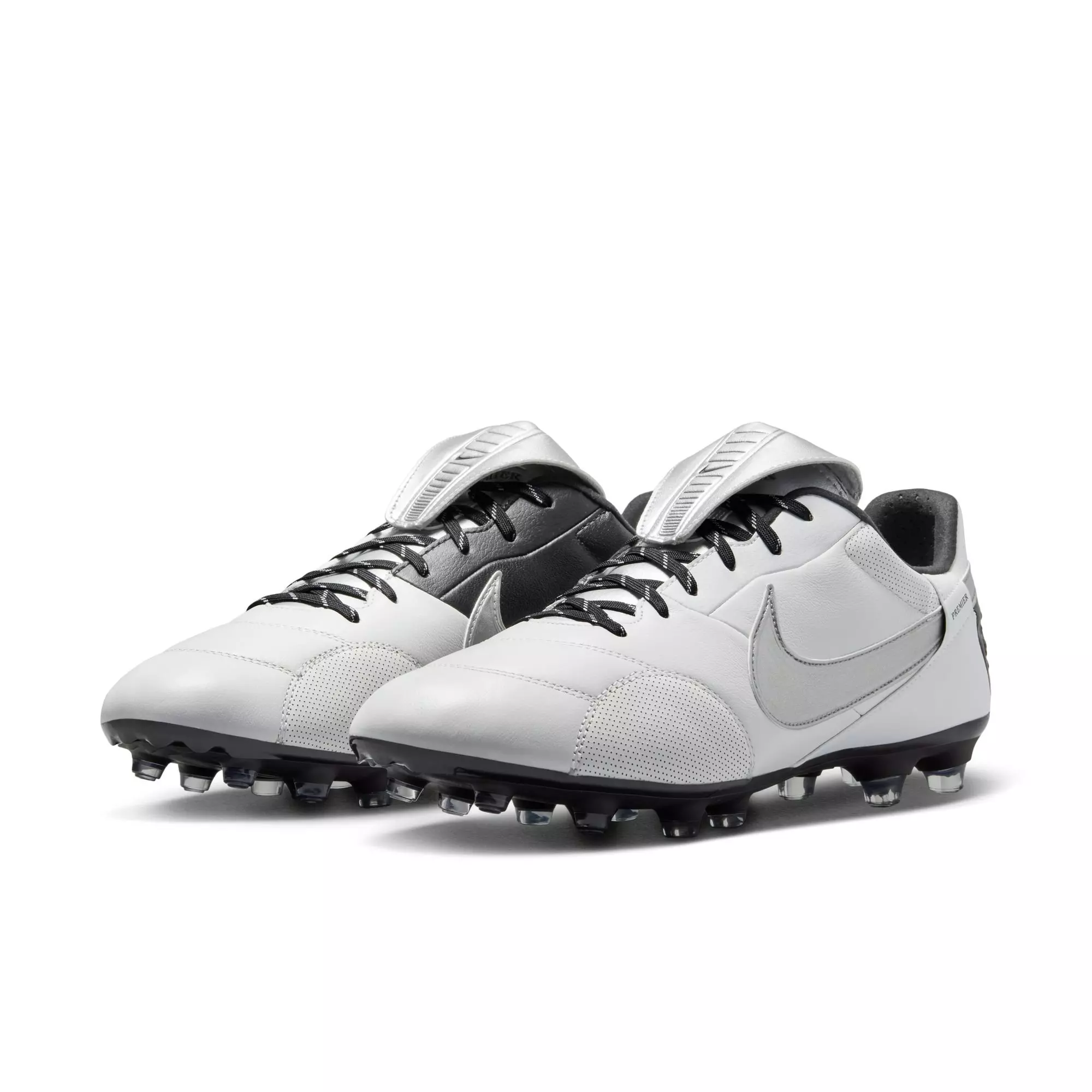 Nike Premier 3 FG "Photon Dust/Metallic Silver/Black" Men's Soccer Cleat - SILVER/BLACK