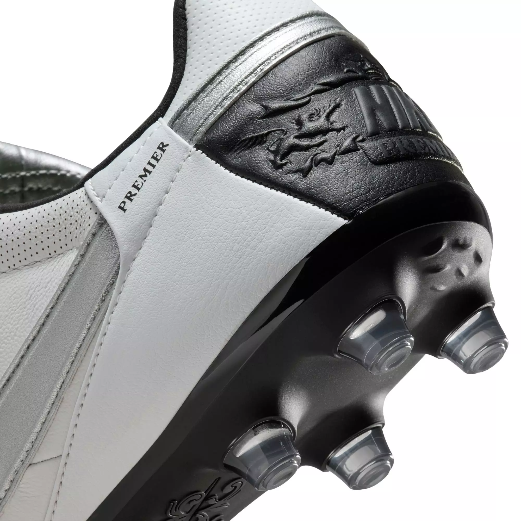 Nike Premier 3 FG "Photon Dust/Metallic Silver/Black" Men's Soccer Cleat - SILVER/BLACK