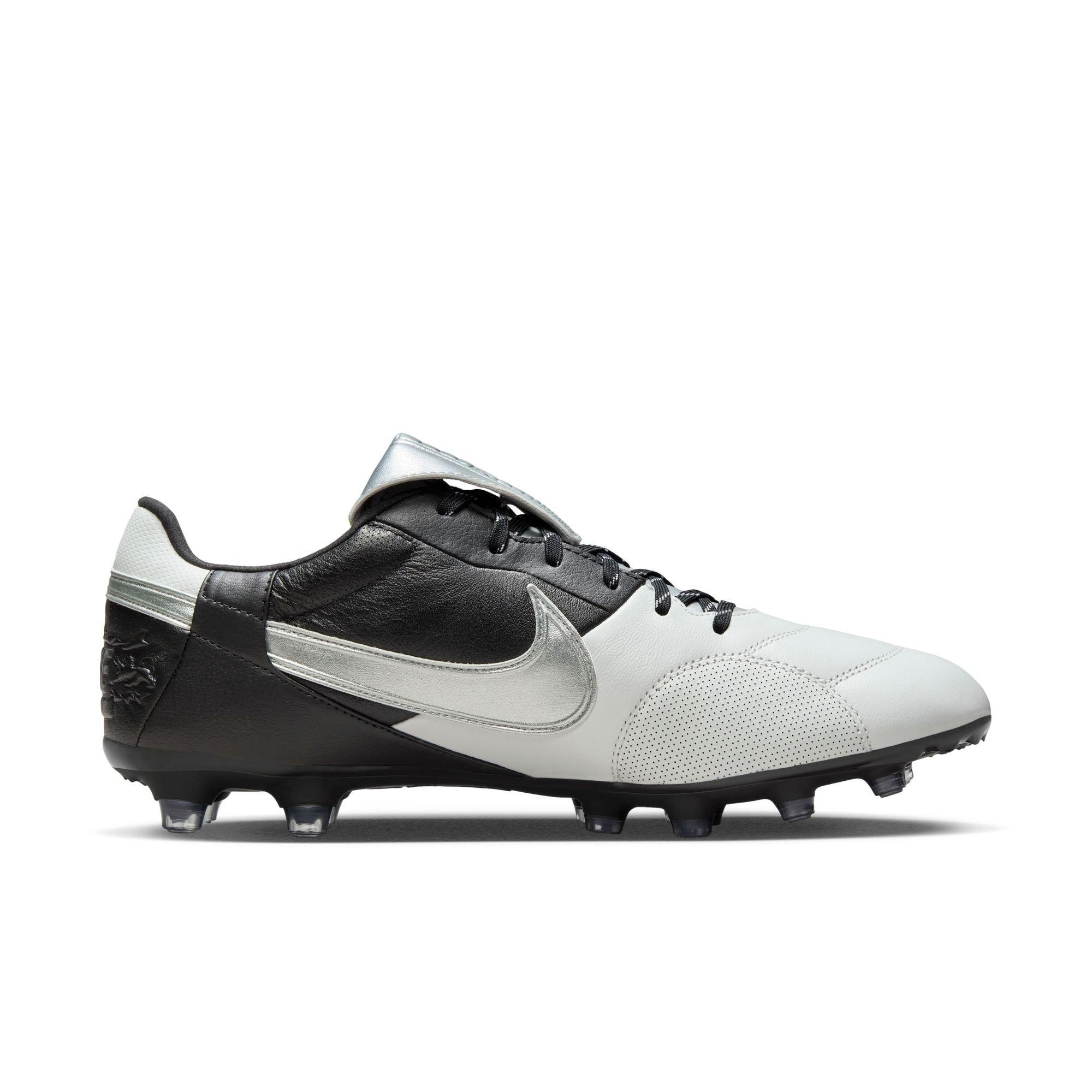 Nike Premier 3 FG "Photon Dust/Metallic Silver/Black" Men's Soccer Cleat - SILVER/BLACK Thumbnail View 2