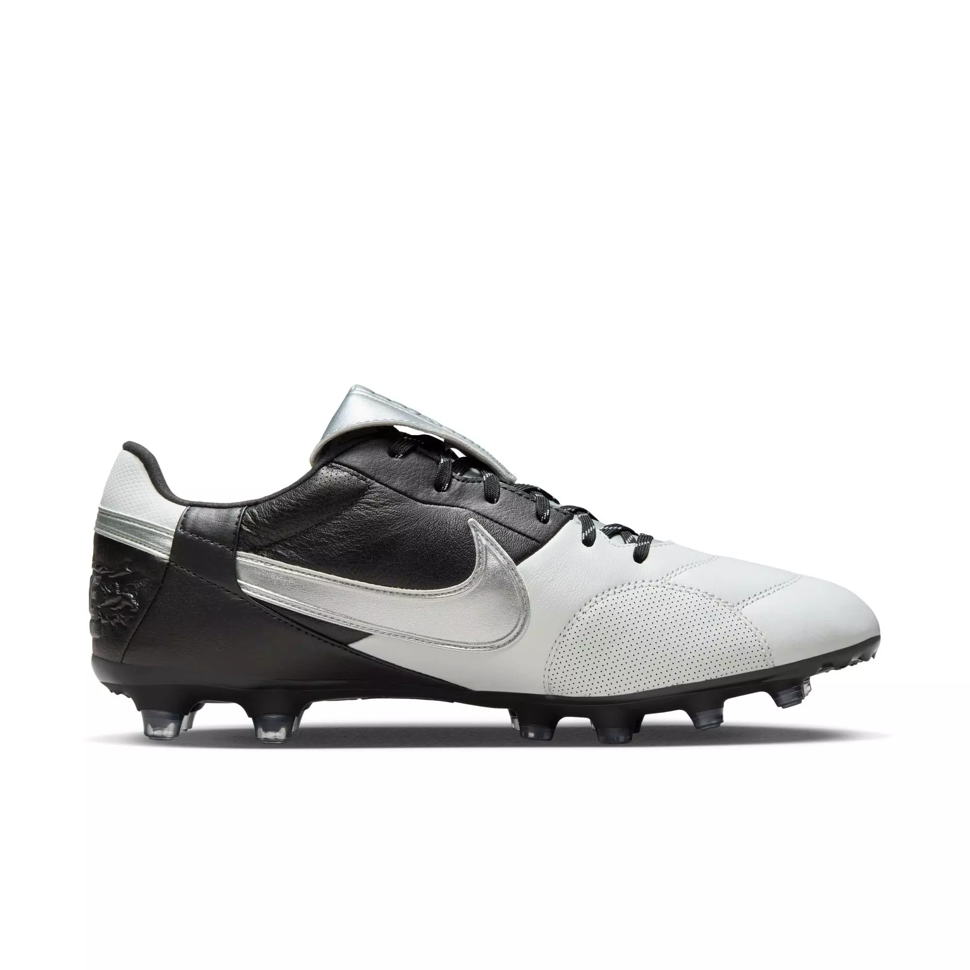 Nike Premier 3 FG "Photon Dust/Metallic Silver/Black" Men's Soccer Cleat - SILVER/BLACK