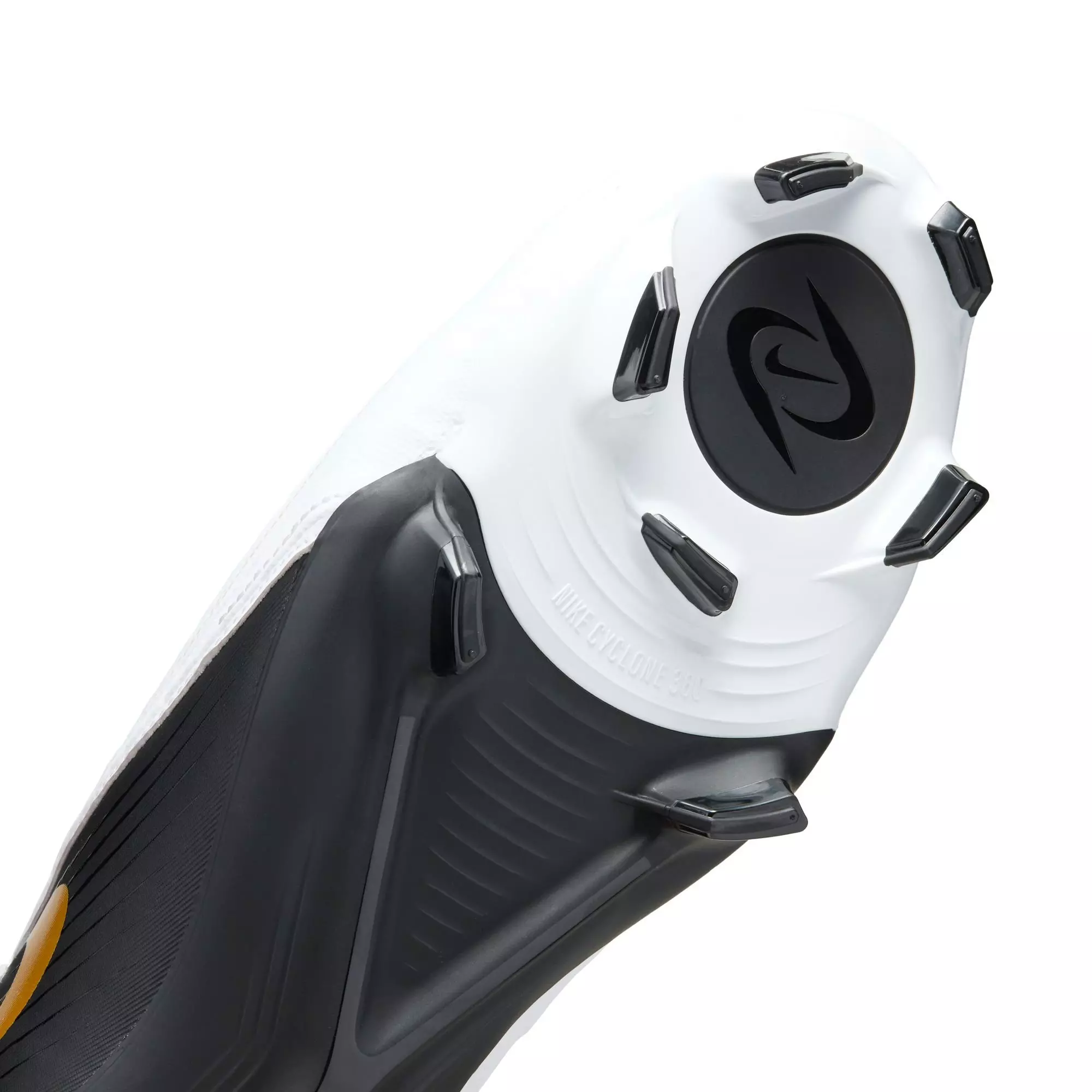 Nike Phantom GX 2 Academy MG "White/Black/Metallic Gold Coin" Men's Soccer Cleat - WHITE/BLACK