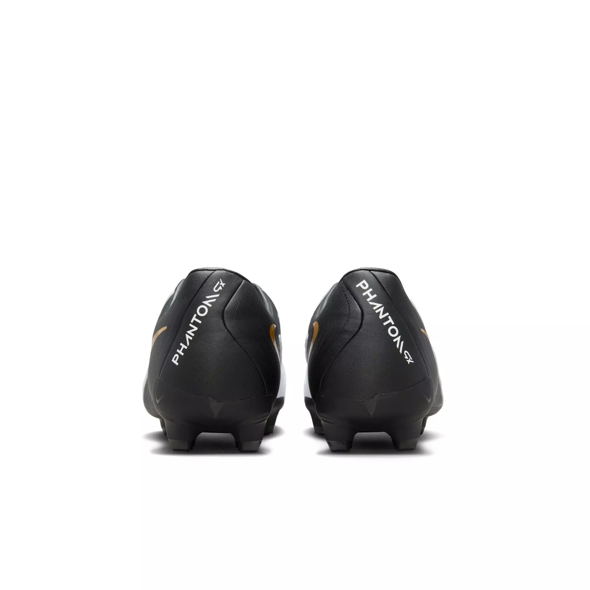 Nike Phantom GX 2 Academy MG "White/Black/Metallic Gold Coin" Men's Soccer Cleat - WHITE/BLACK