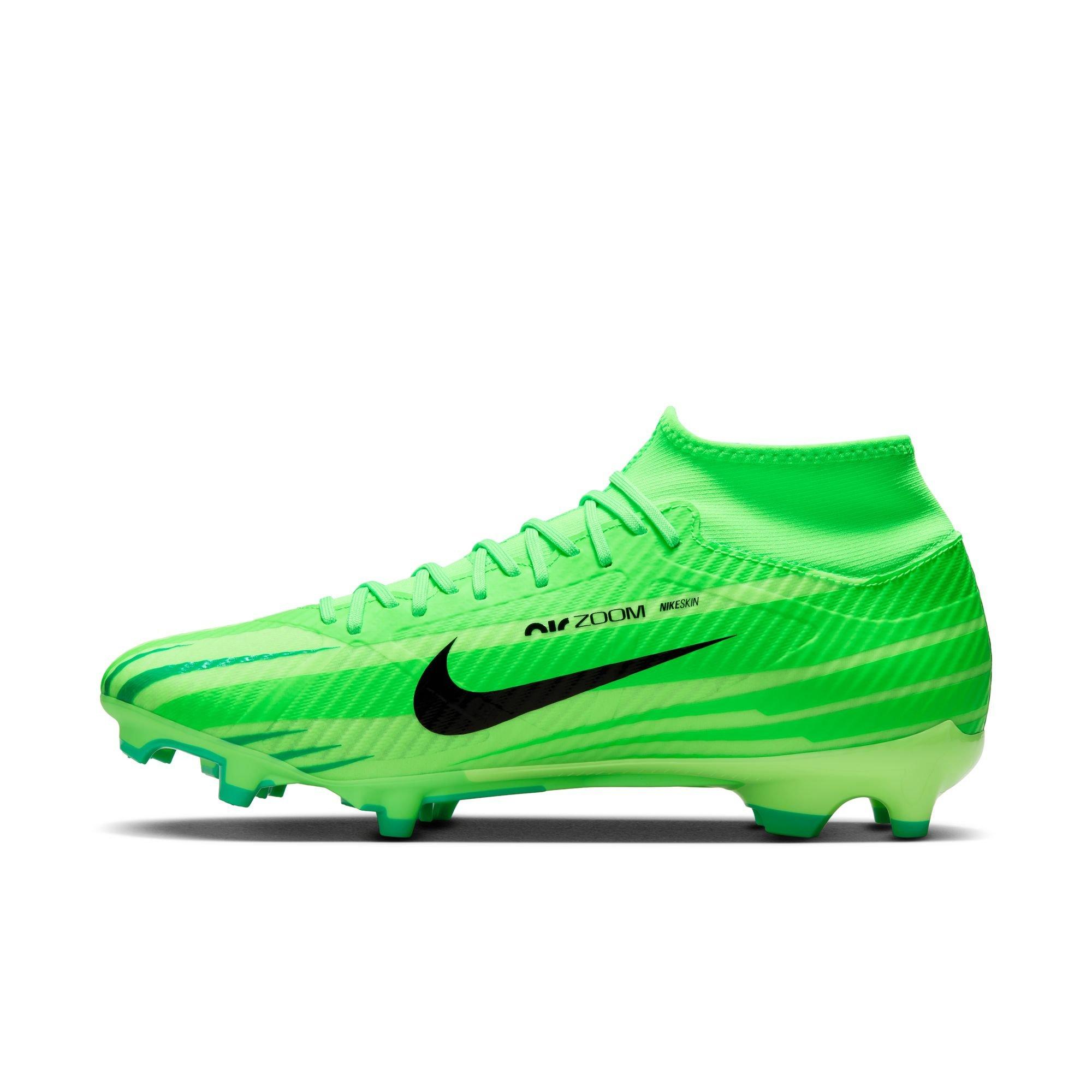 Nike Zoom Ronaldo Superfly 9 Academy Mercurial Dream Speed MG "Green Strike/Black/Stadium Green" Men's Soccer Cleat - GREEN/BLACK Thumbnail View 4