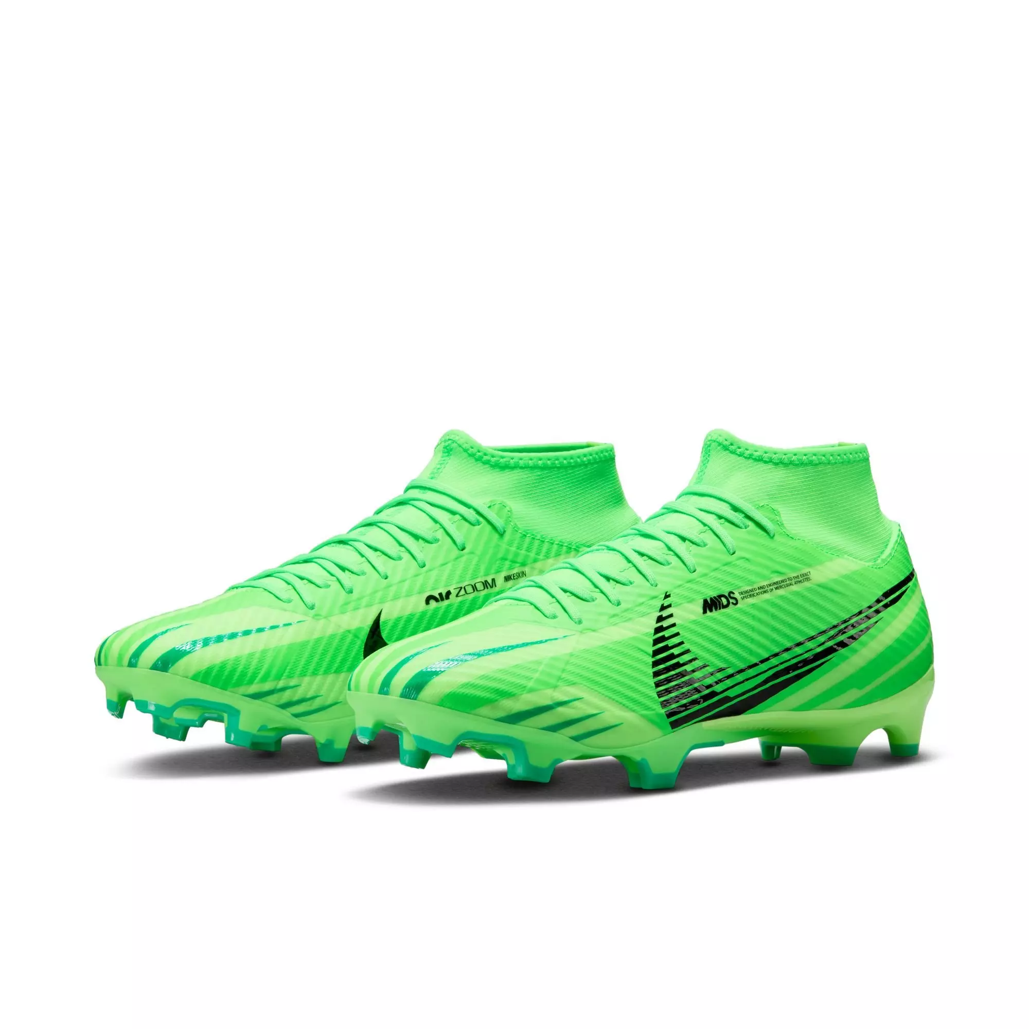 Nike Zoom Ronaldo Superfly 9 Academy Mercurial Dream Speed MG "Green Strike/Black/Stadium Green" Men's Soccer Cleat - GREEN/BLACK
