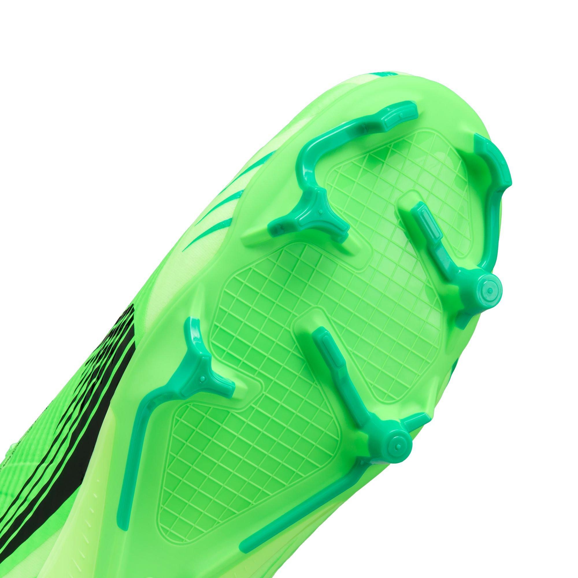 Nike Zoom Ronaldo Superfly 9 Academy Mercurial Dream Speed MG "Green Strike/Black/Stadium Green" Men's Soccer Cleat - GREEN/BLACK Thumbnail View 9