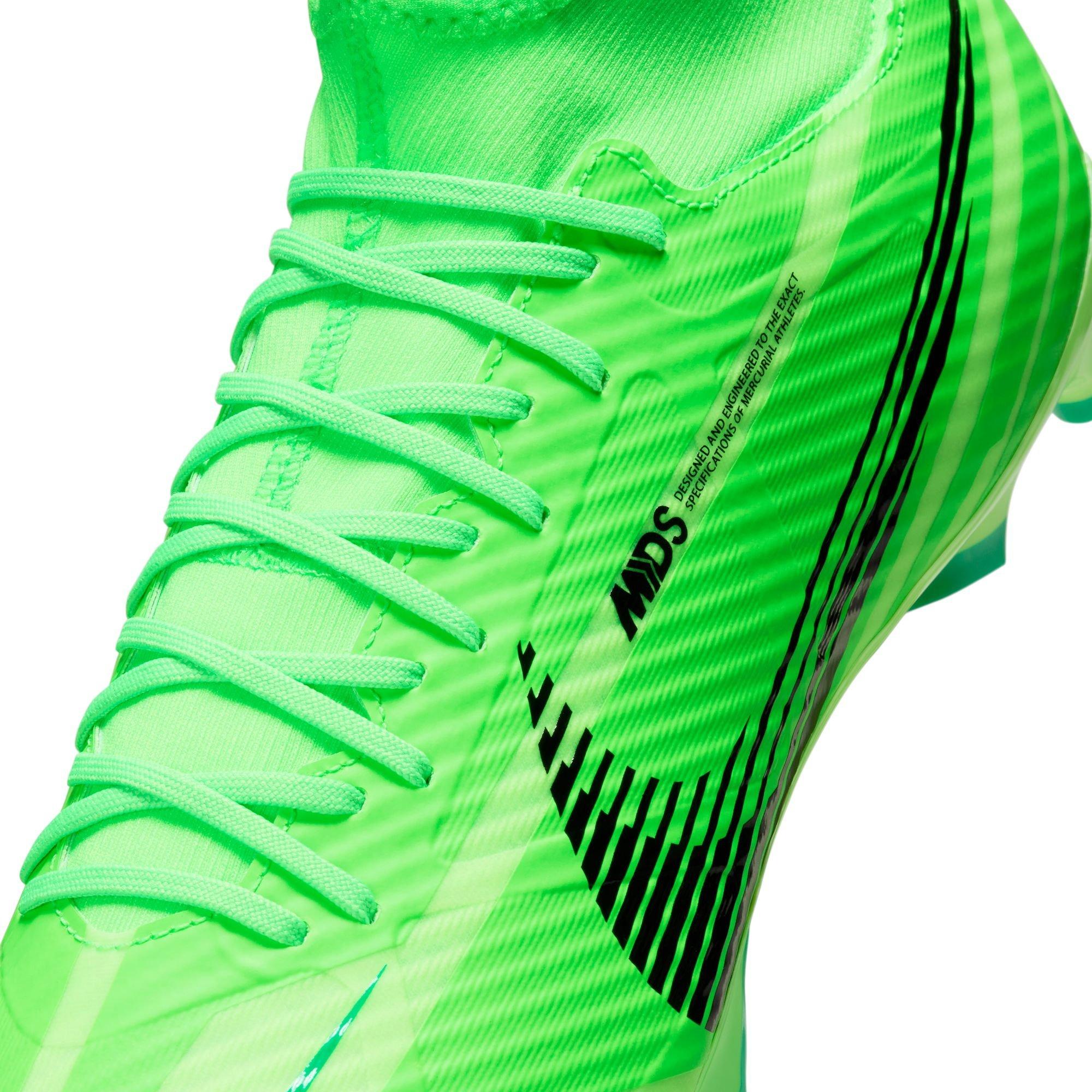 Cr7 green cleats best sale