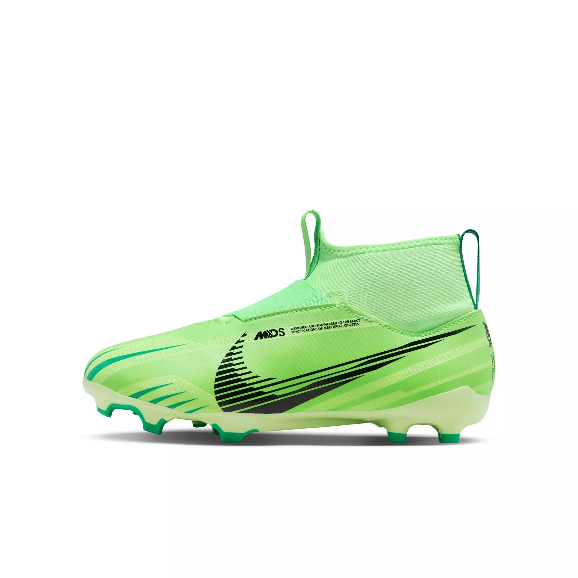 Nike Jr. Ronaldo Superfly 9 Academy Mercurial Dream Speed MG "Green Strike" Grade School Boys' Soccer Cleat - GREEN/BLACK