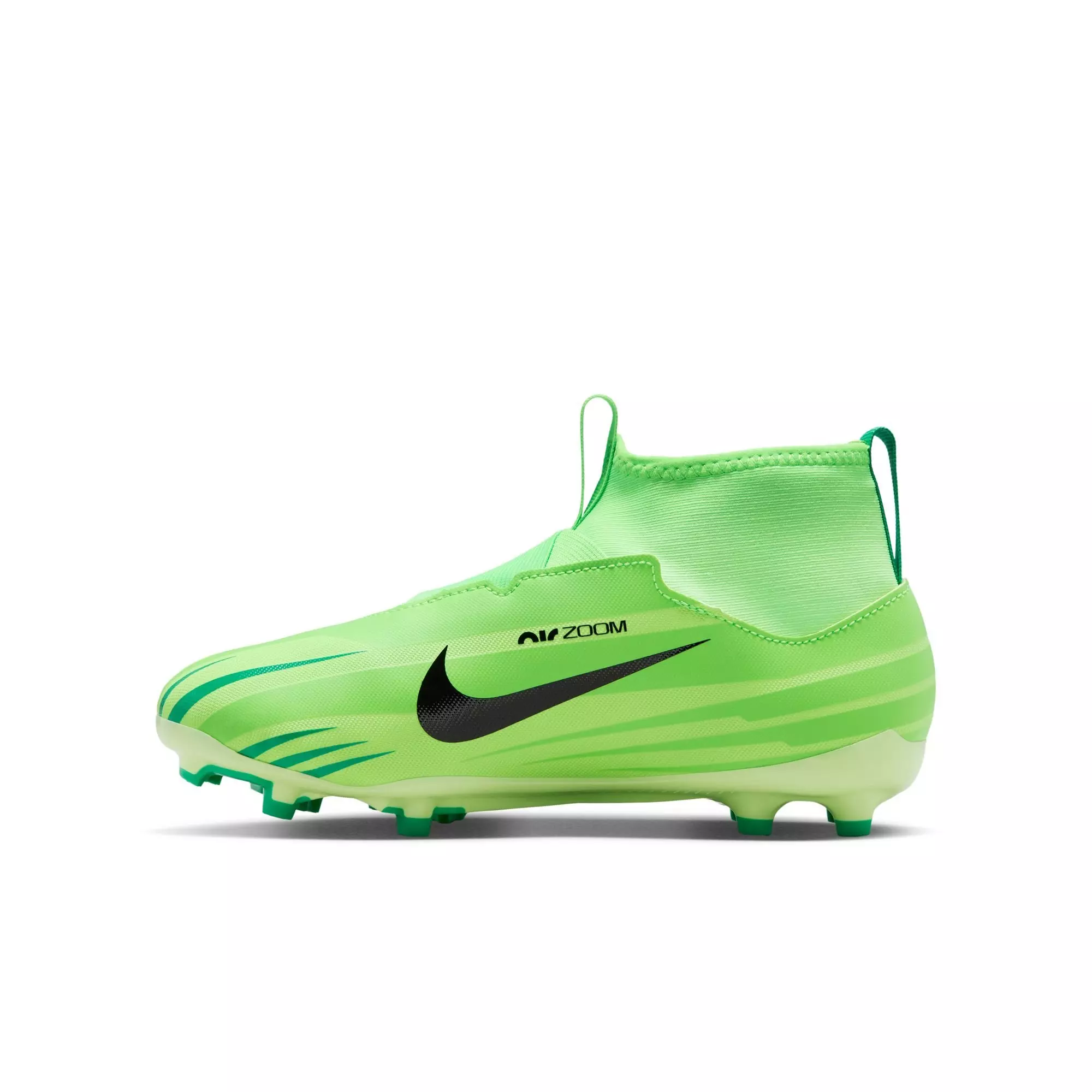 Nike Jr. Ronaldo Superfly 9 Academy Dream Speed MG "Green Strike" Grade School Boys' Soccer Cleat - GREEN/BLACK