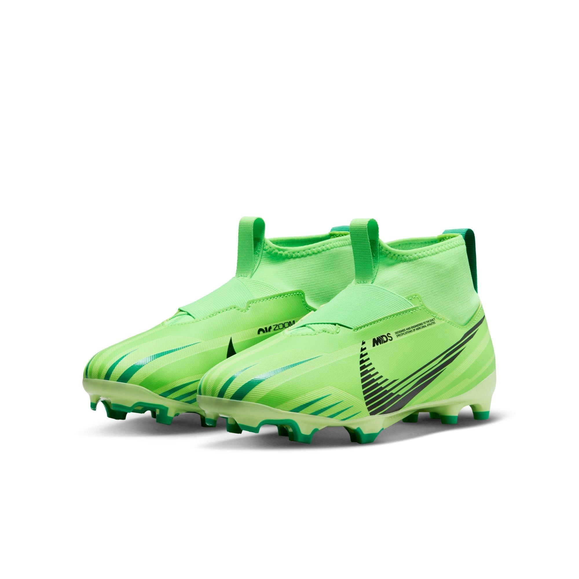 Nike Jr. Ronaldo Superfly 9 Academy Dream Speed MG "Green Strike" Grade School Boys' Soccer Cleat - GREEN/BLACK Thumbnail View 5