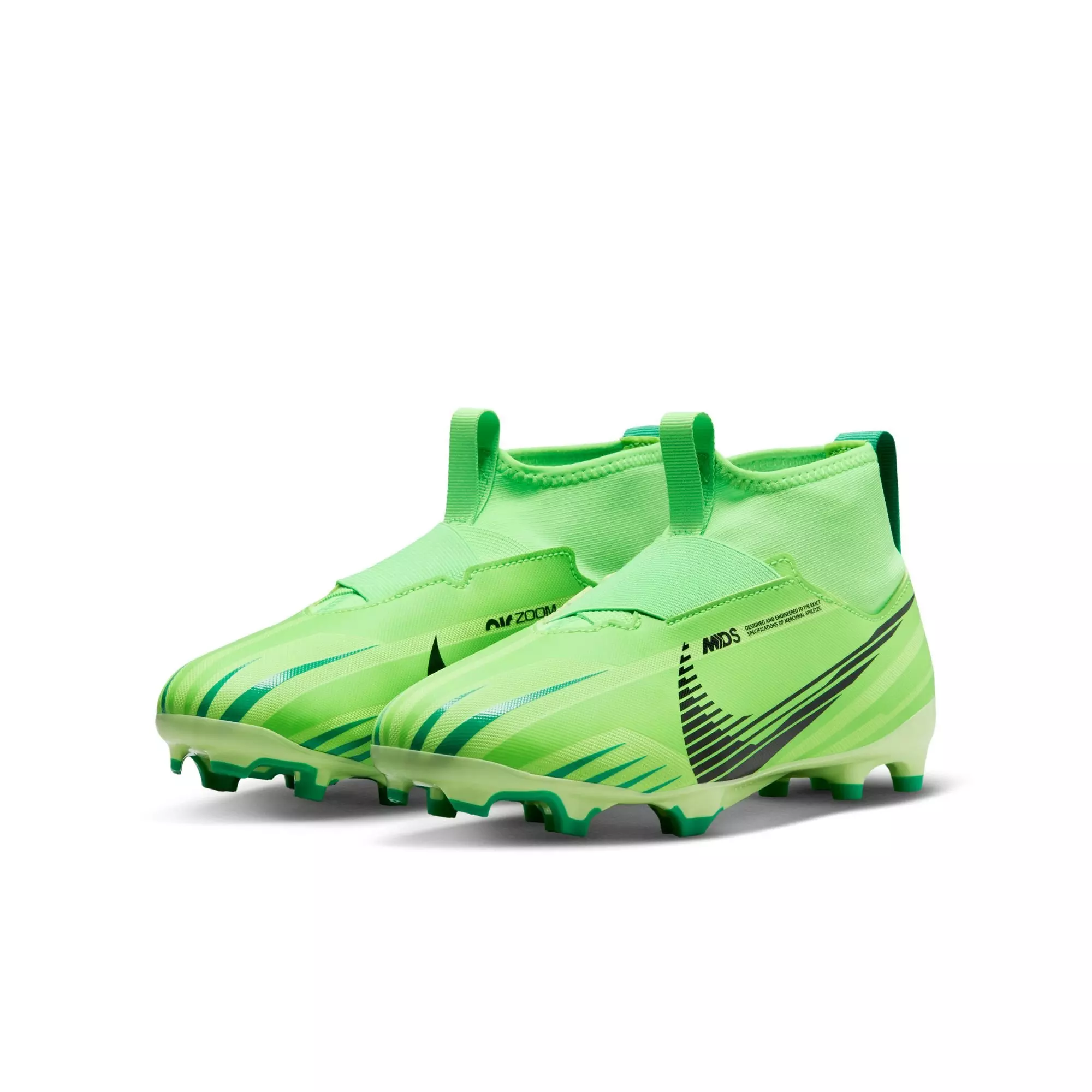 Nike Jr. Ronaldo Superfly 9 Academy Dream Speed MG "Green Strike" Grade School Boys' Soccer Cleat - GREEN/BLACK