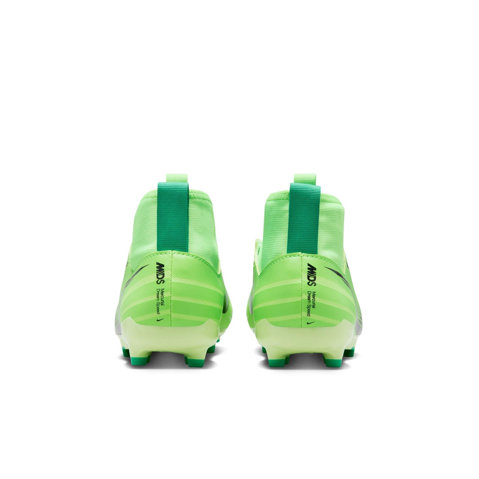 Nike Jr. Ronaldo Superfly 9 Academy Dream Speed MG "Green Strike" Grade School Boys' Soccer Cleat - GREEN/BLACK Thumbnail View 6