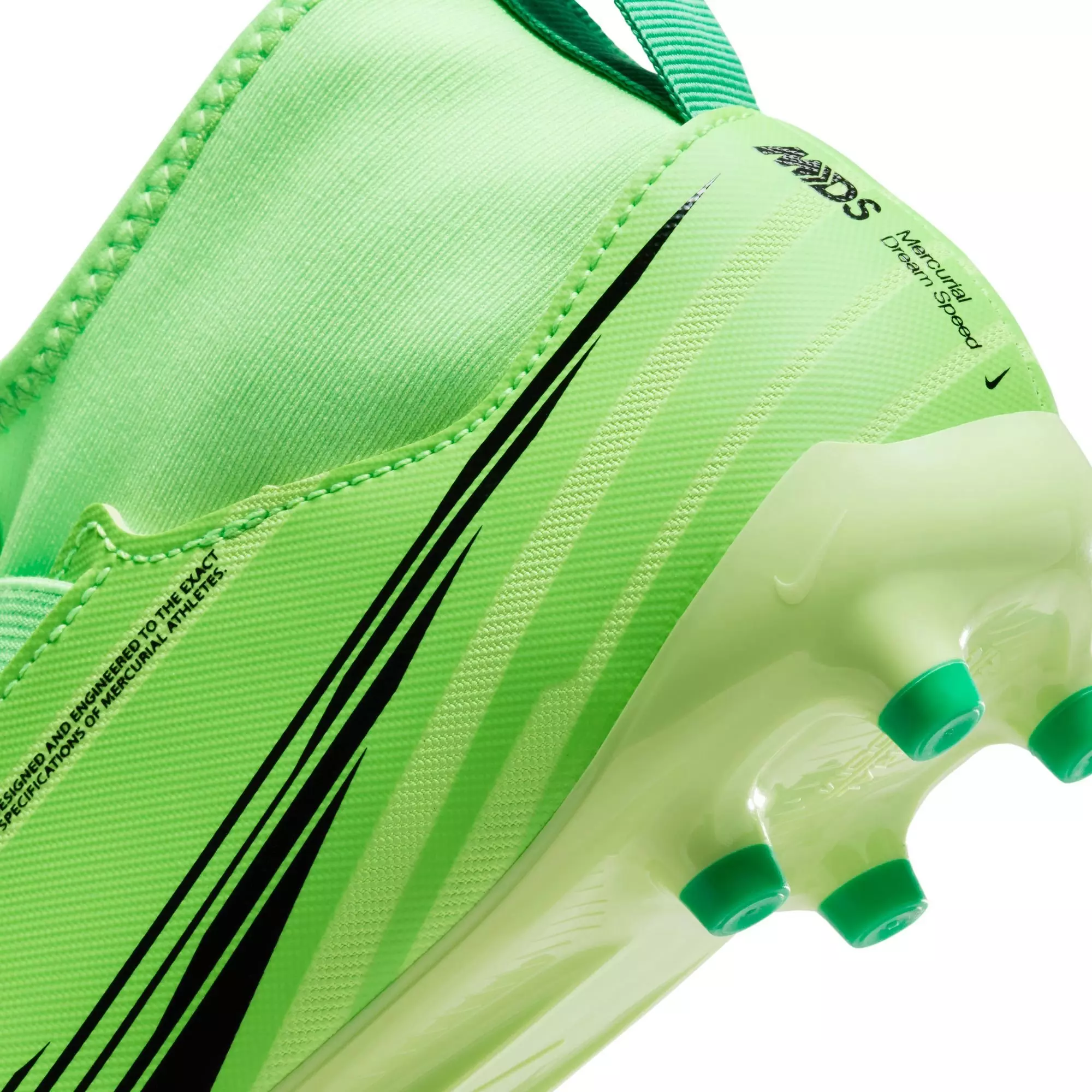 Nike Jr. Ronaldo Superfly 9 Academy Dream Speed MG "Green Strike" Grade School Boys' Soccer Cleat - GREEN/BLACK