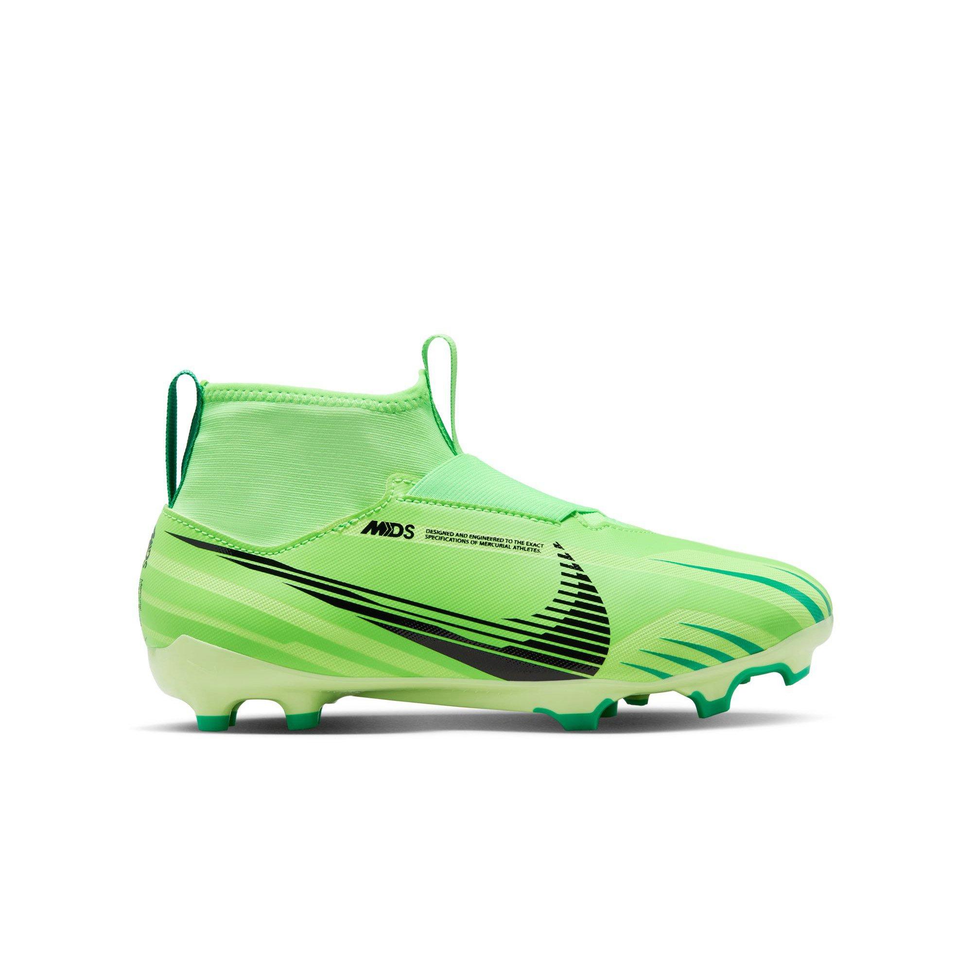 Nike Jr. Ronaldo Superfly 9 Academy Mercurial Dream Speed MG Green Strike Grade School Boys Soccer Cleat Hibbett