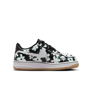 Nike Air Force 1 LV8 1 "Black/White/Spring Green" Preschool Girls' Shoe