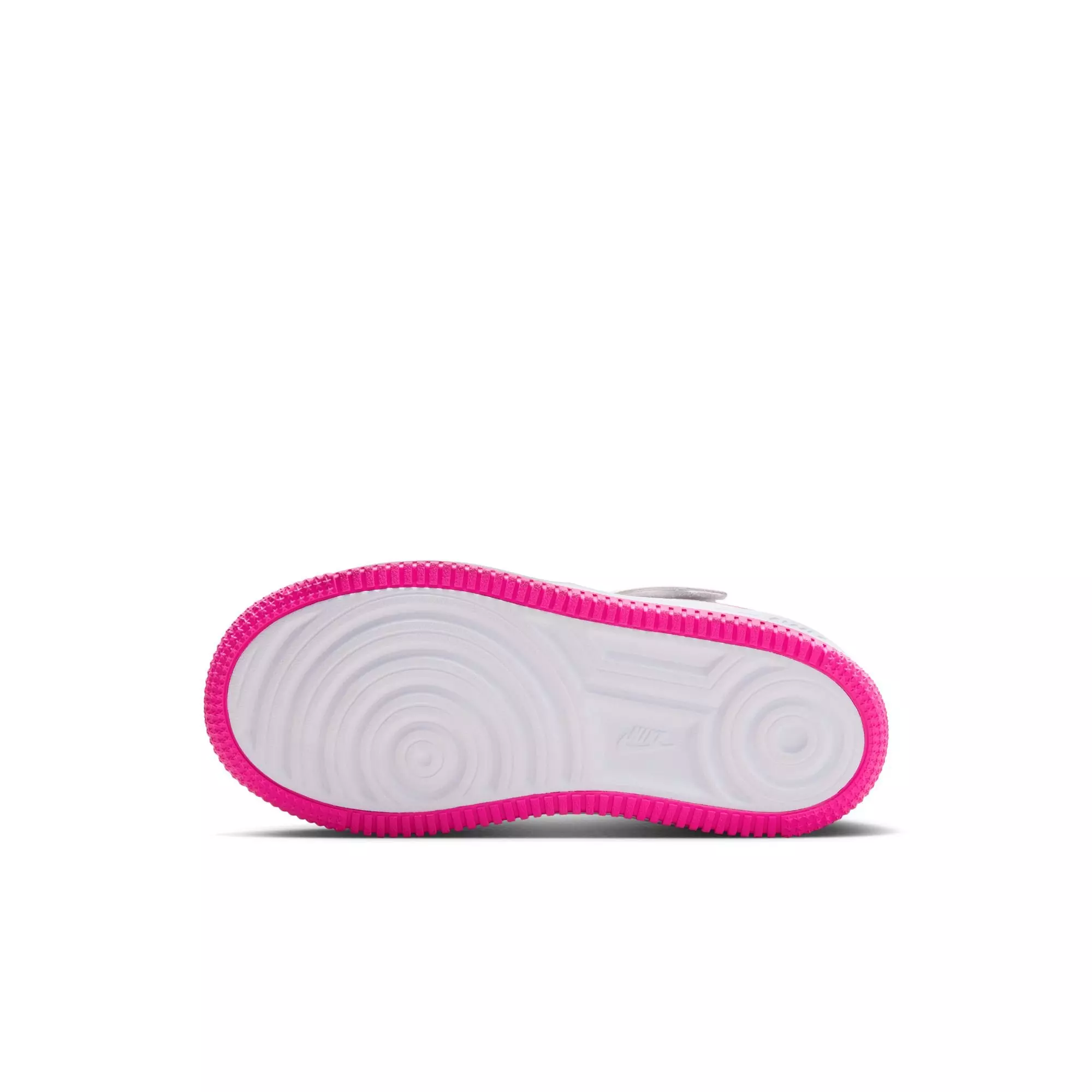 Nike Air Force 1 Low EasyOn "White/Laser Fuchsia" Preschool Girls' Shoe - WHITE/PINK