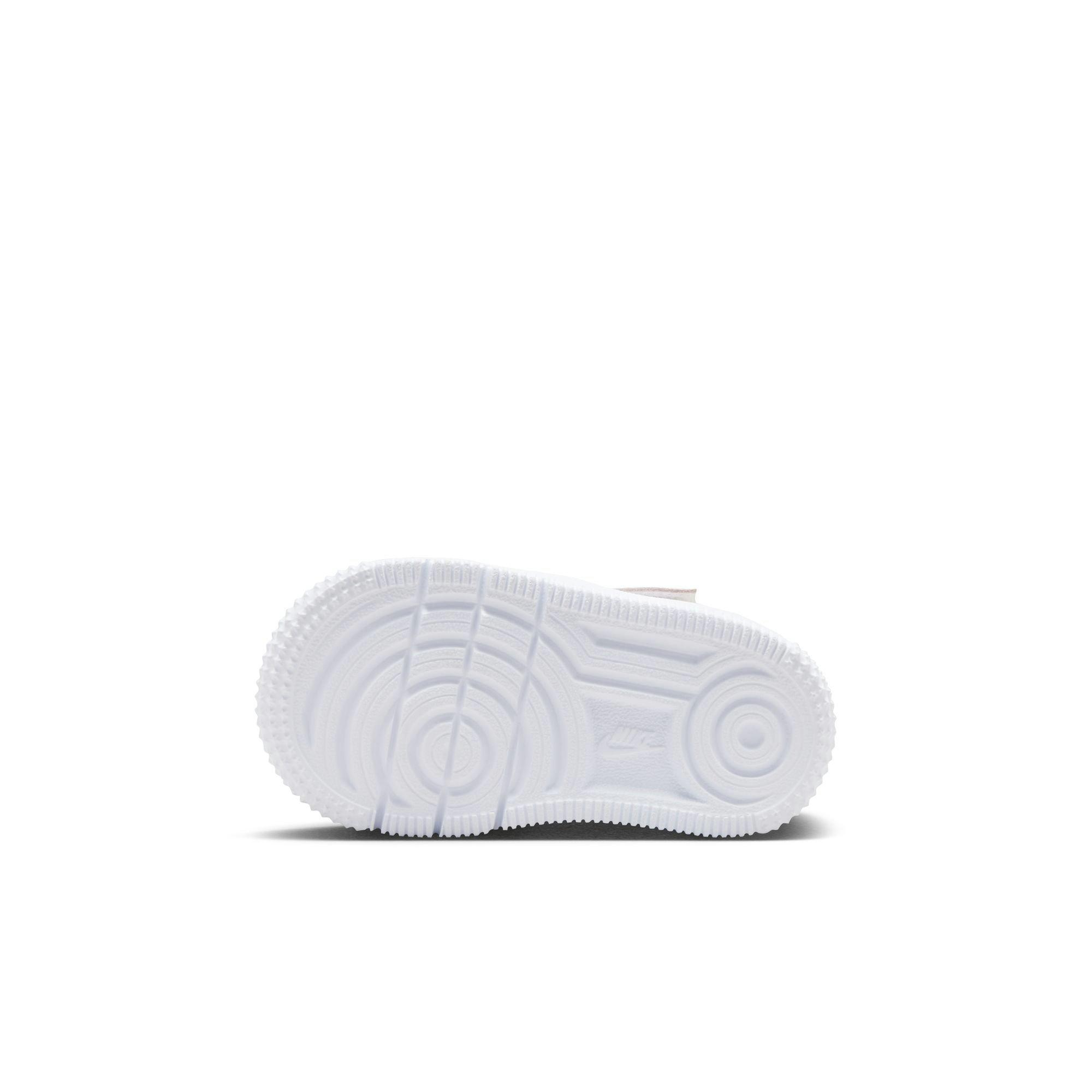 Nike Air Force 1 Low EasyOn Toddler Girls' "White/Laser Fuchsia" Shoe