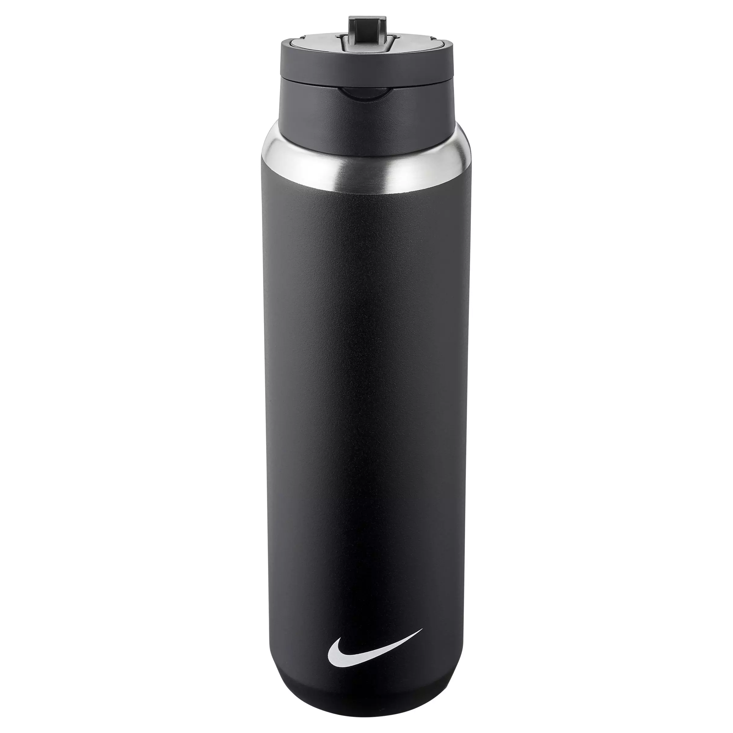 Nike 24oz. Recharge Stainless Steel Straw Water Bottle-Black - BLACK