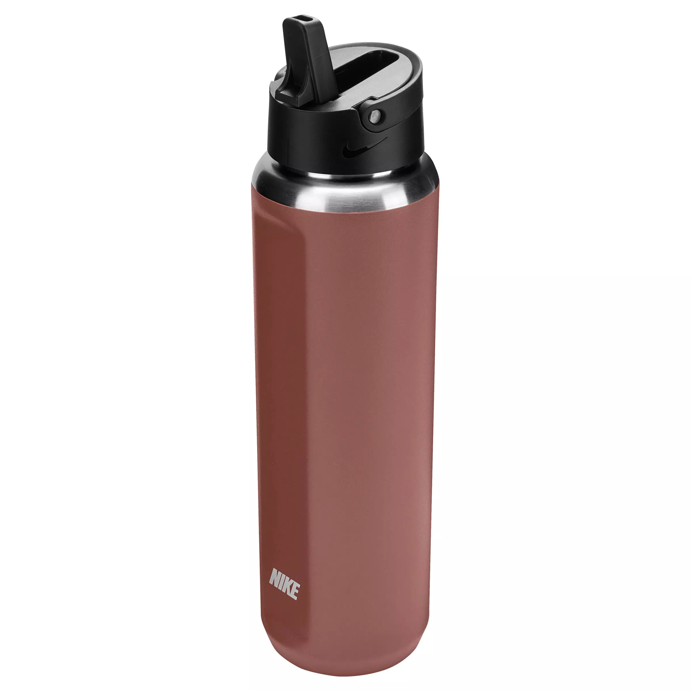 Nike 24oz. Recharge Stainless Steel Straw Water Bottle-Brown - BROWN