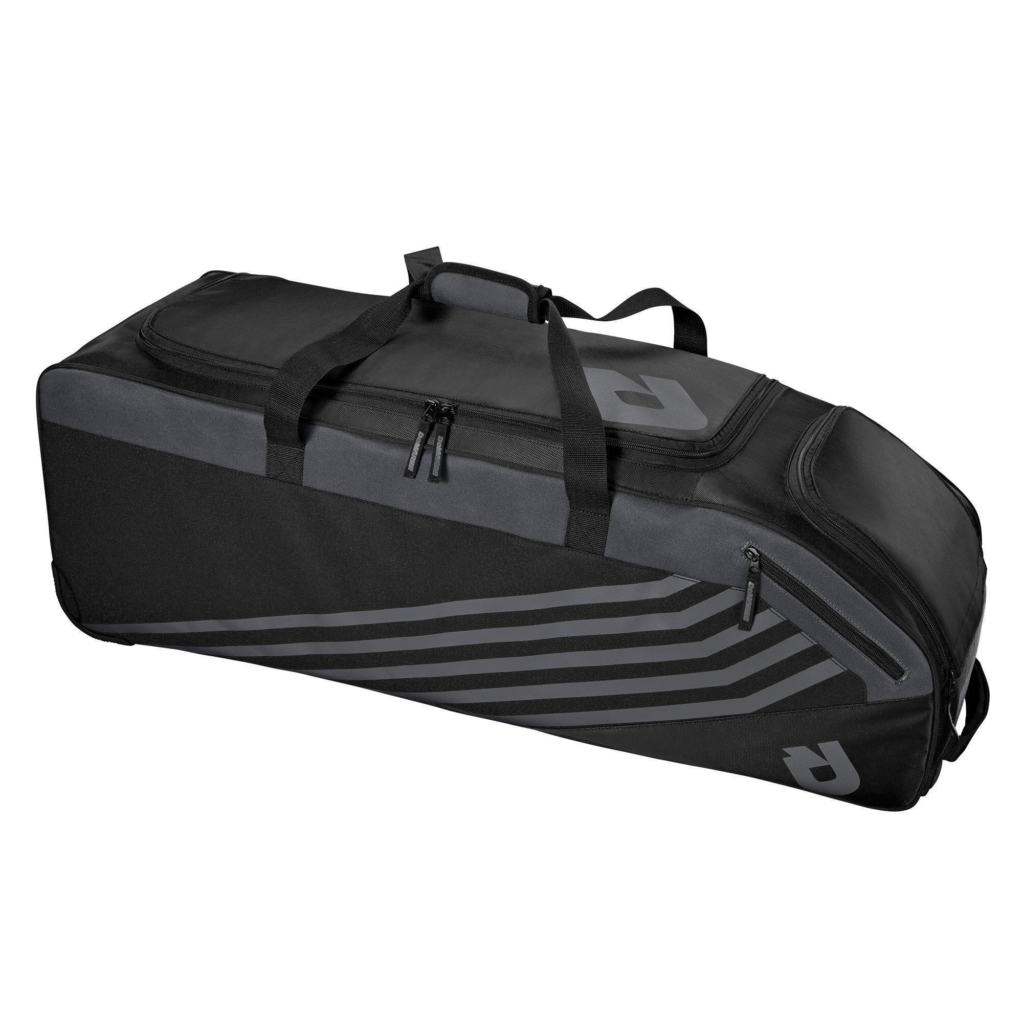 DeMarini Momentum 2.0 Wheeled Baseball Bag - BLACK Thumbnail View 1