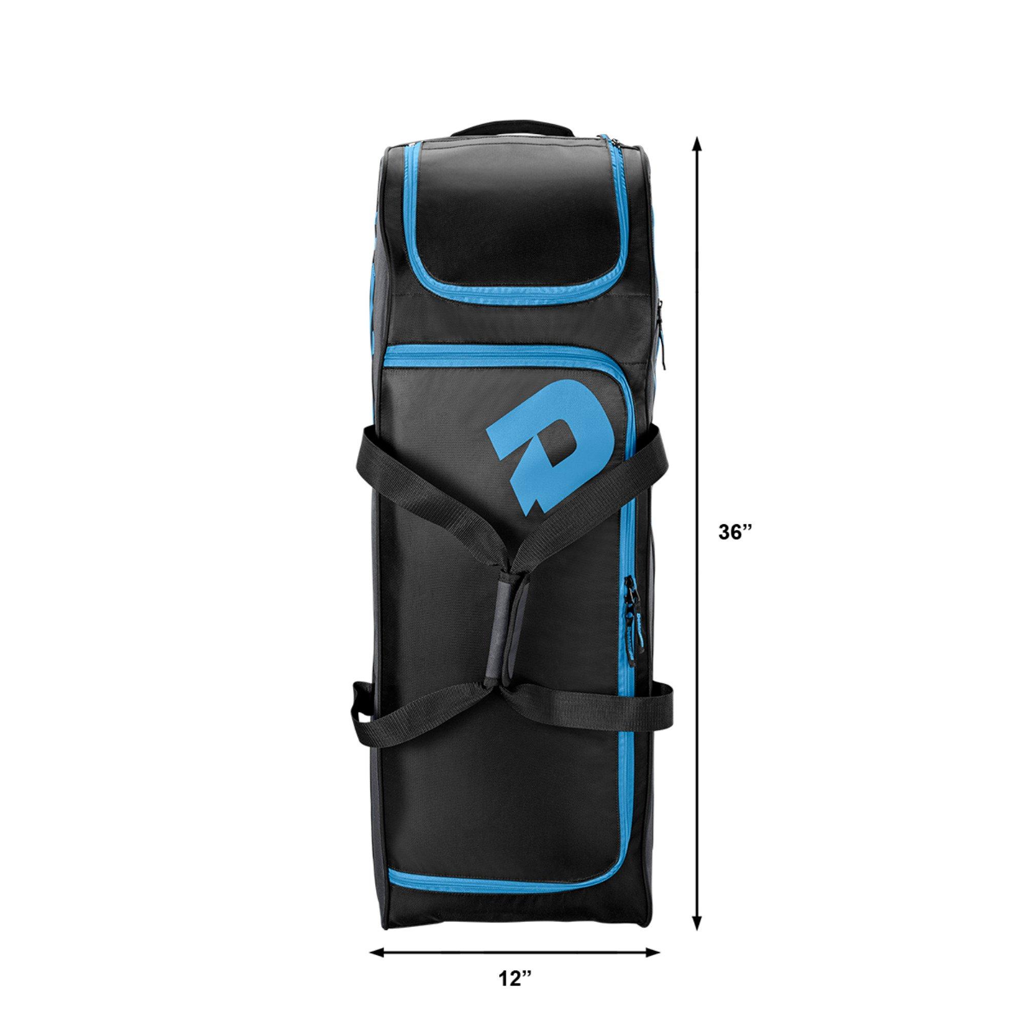 DeMarini Momentum 2.0 Wheeled Baseball Bag - BLACK Thumbnail View 5