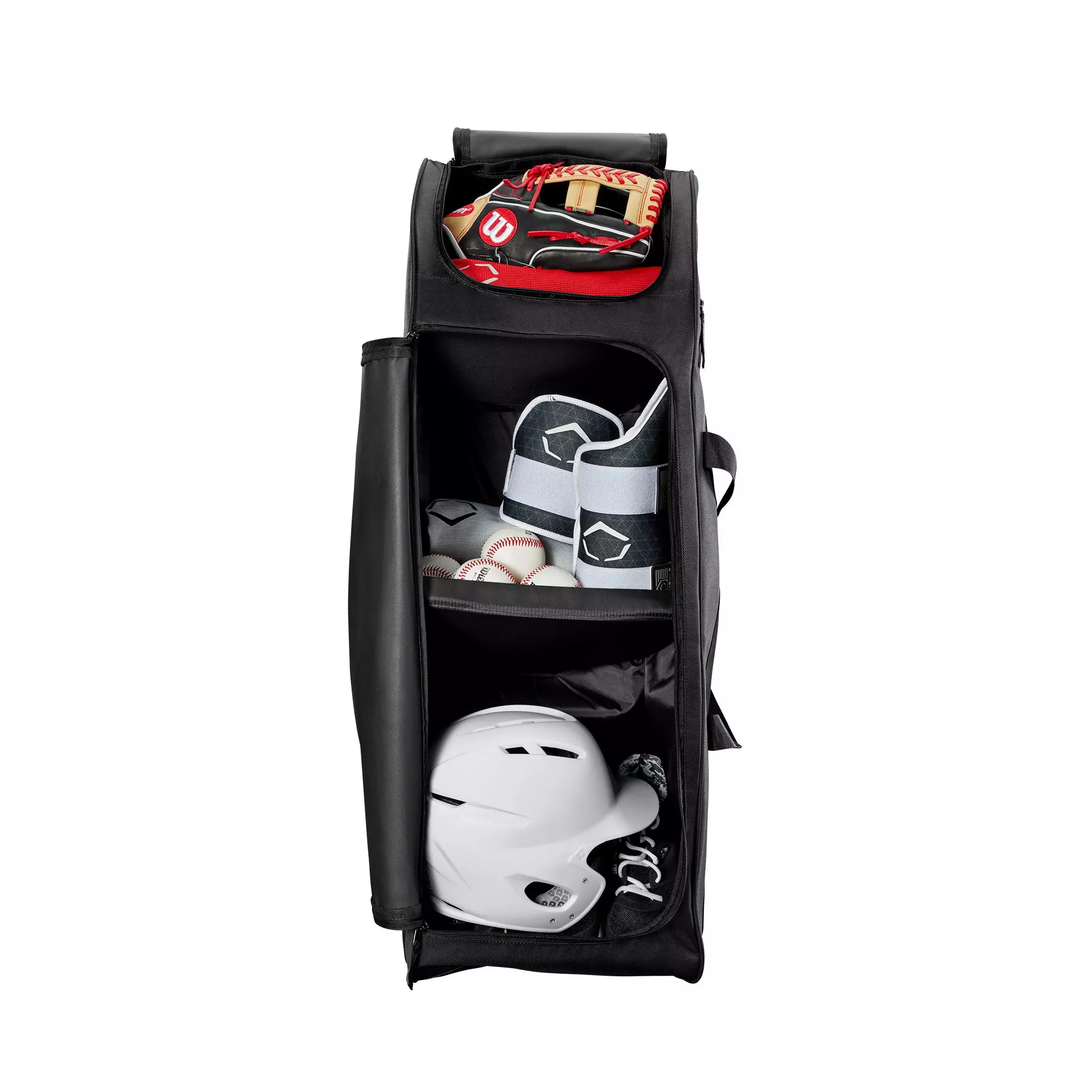 DeMarini Momentum 2.0 Wheeled Baseball Bag - BLACK