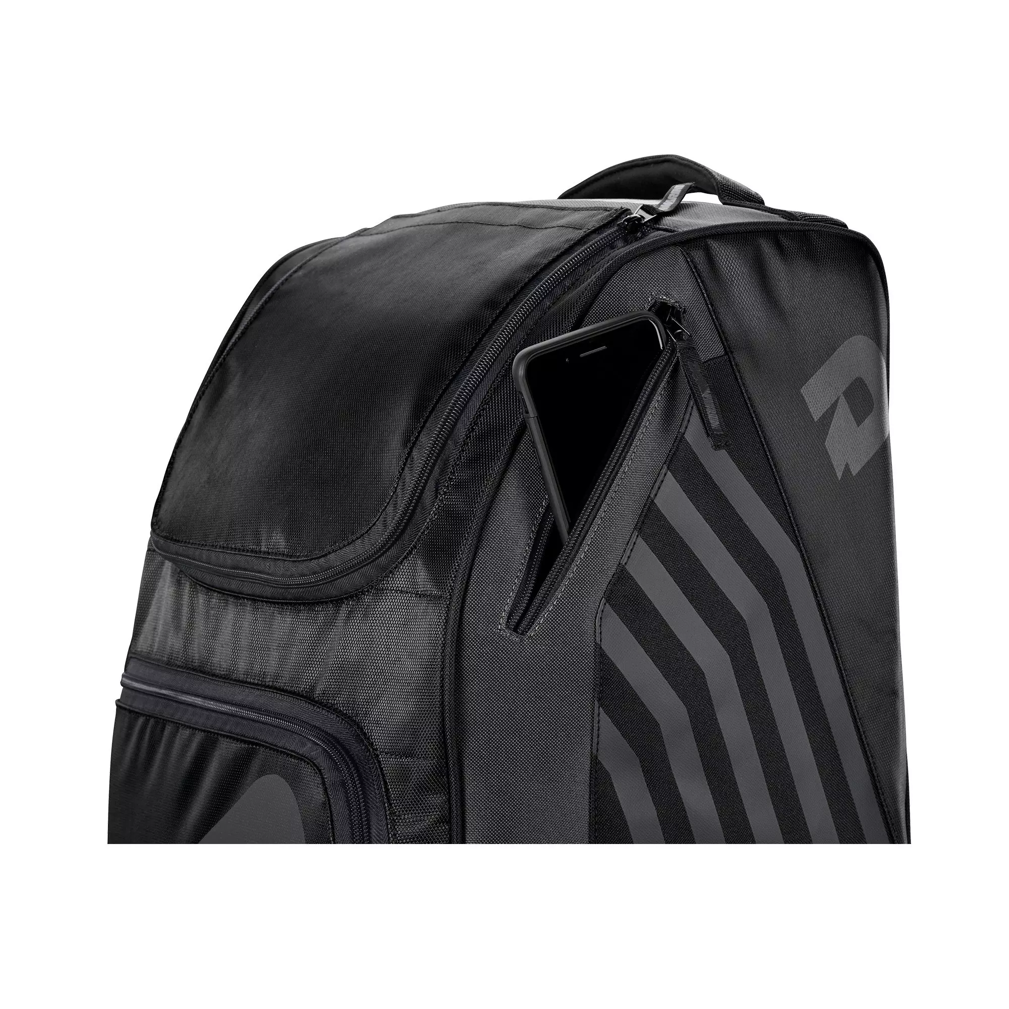 DeMarini Momentum 2.0 Wheeled Baseball Bag - BLACK