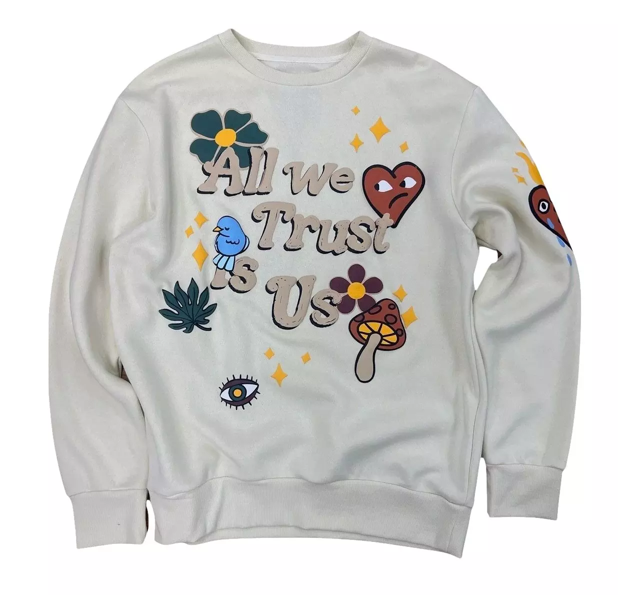 Reason Men's All We Trust Is Us Sweatshirt - OFF-WHITE
