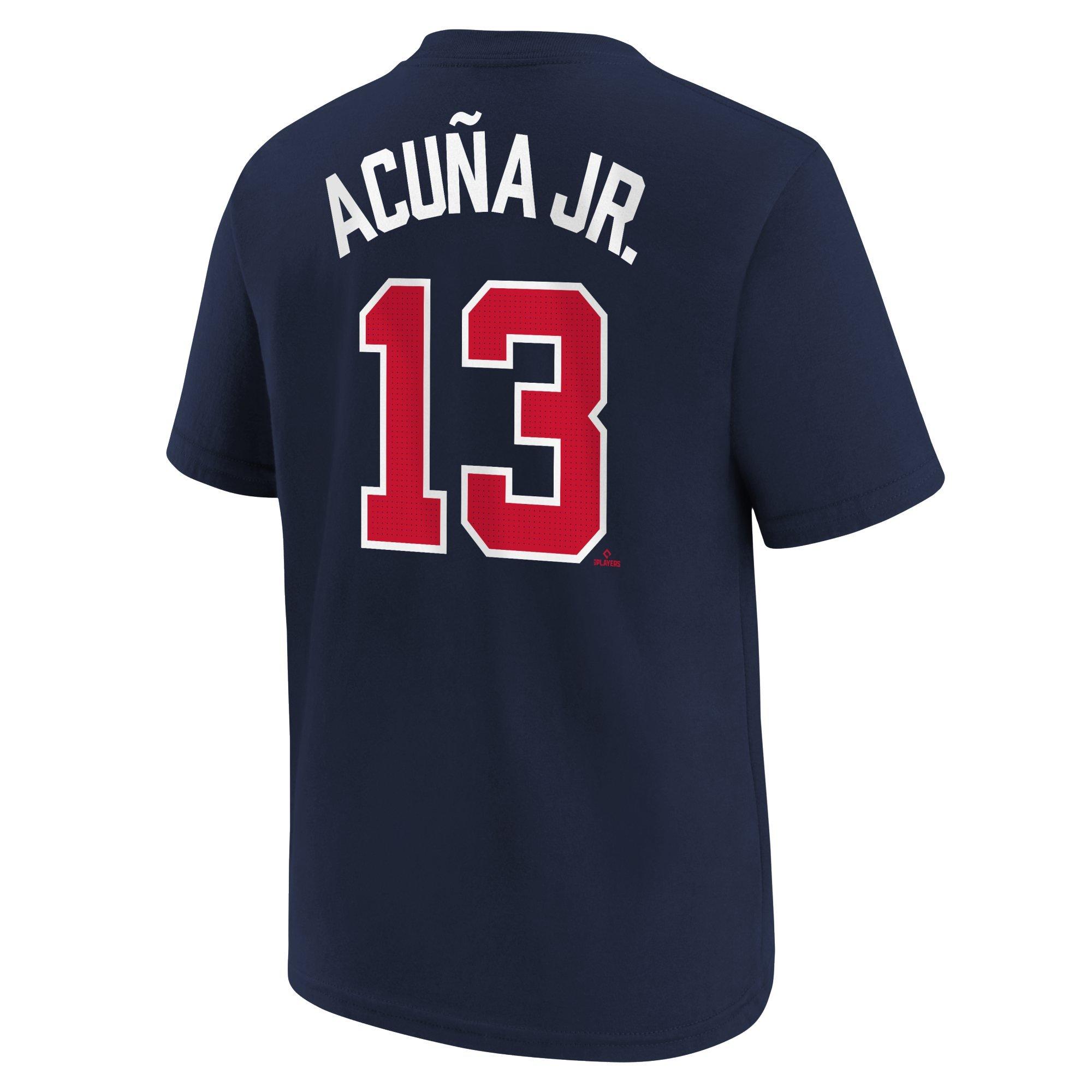 Nike Atlanta Braves Big Kids' Navy T-Shirt