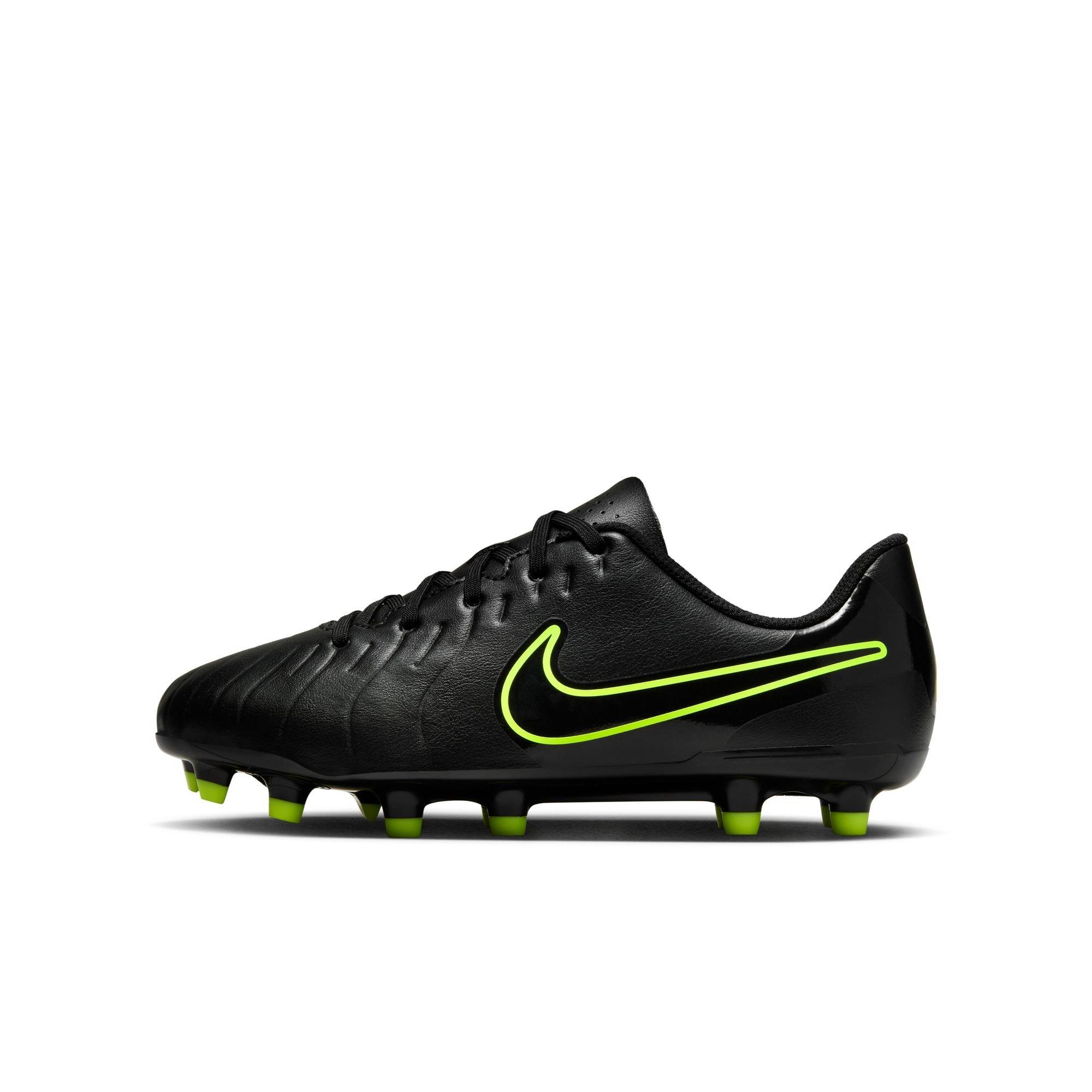 Nike Jr. Tiempo Legend 10 Club MG  Preschool Boys' "Black/Volt" Soccer Cleat