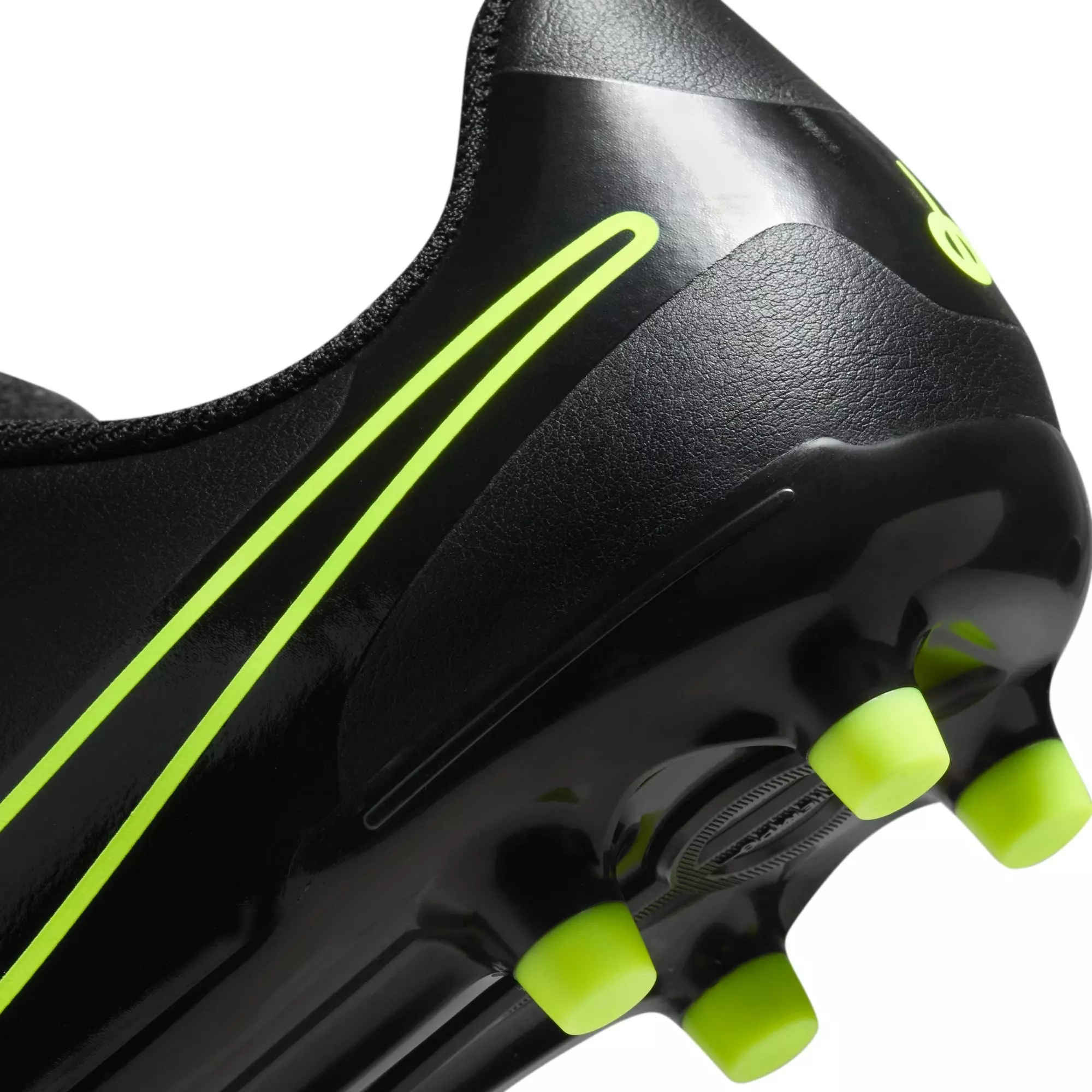 Nike Jr. Tiempo Legend 10 Club MG "Black/Volt" Preschool Boys' Soccer Cleat - BLACK