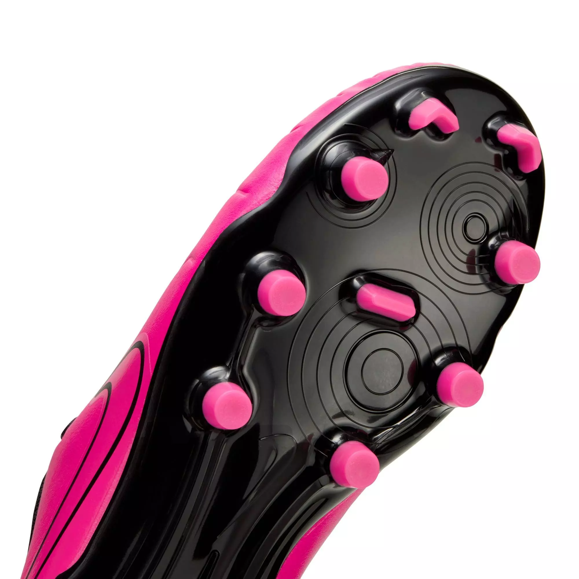 Nike Jr. Tiempo Legend 10 Club MG "Fierce Pink/Black" Preschool Girls' Soccer Cleat - BLACK/PINK