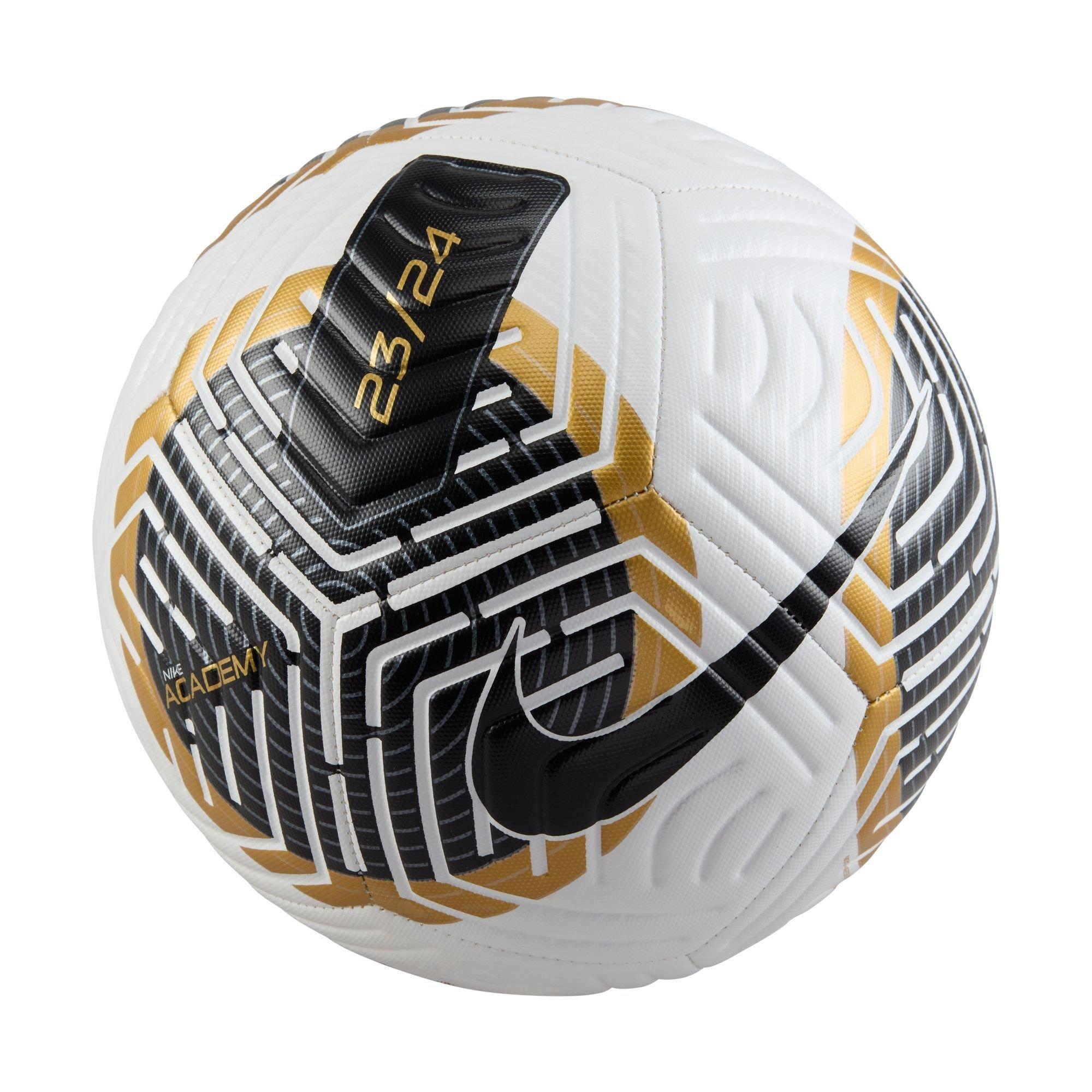 Nike Academy Soccer Ball - White/Black/Gold - WHITE/BLACK Thumbnail View 1
