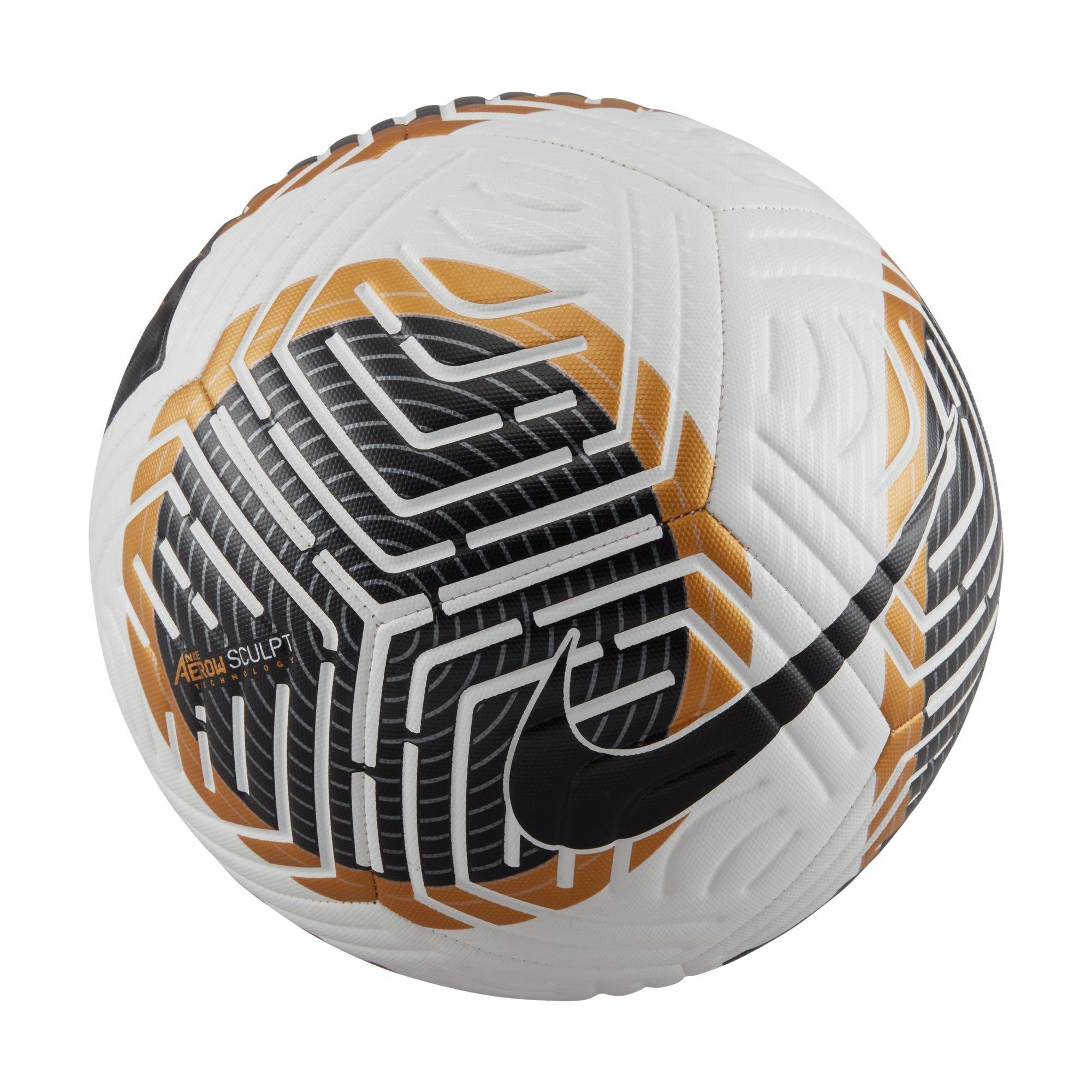 Nike Academy Soccer Ball White Black Gold Hibbett