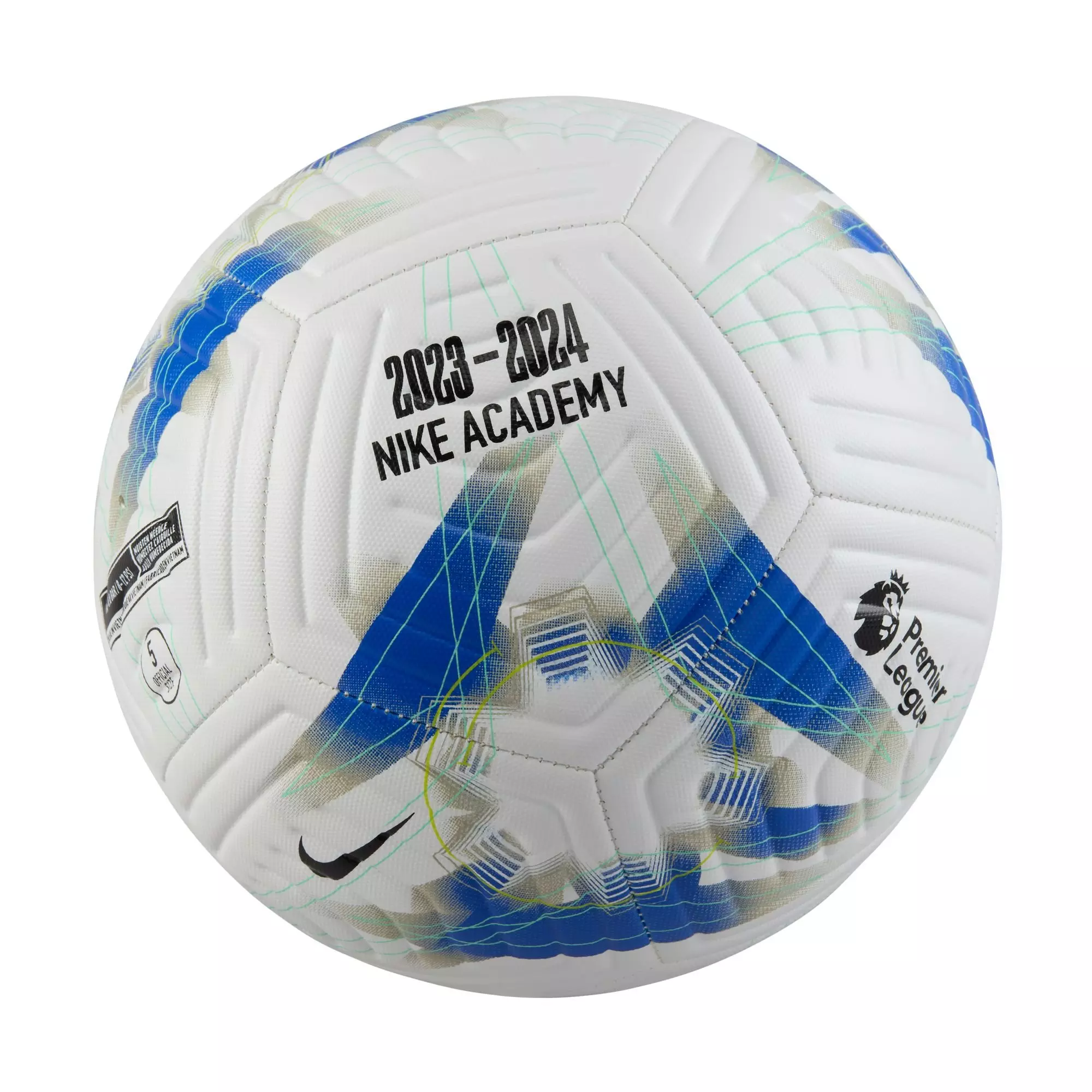 NIKE ACADEMY PL SZ5 - WHITE/BLUE