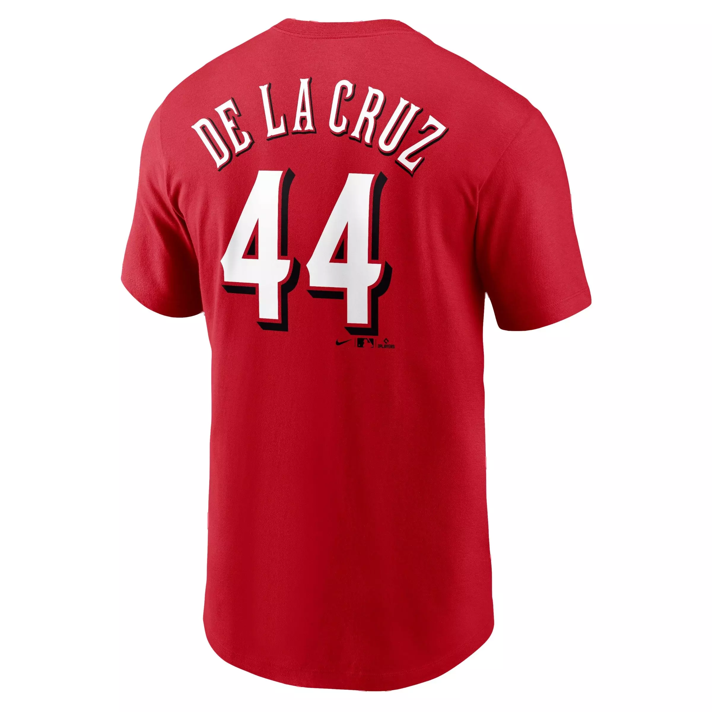 Nike Men's Elly De La Cruz Cincinnati Reds Name & Number Short Sleeve Top - RED