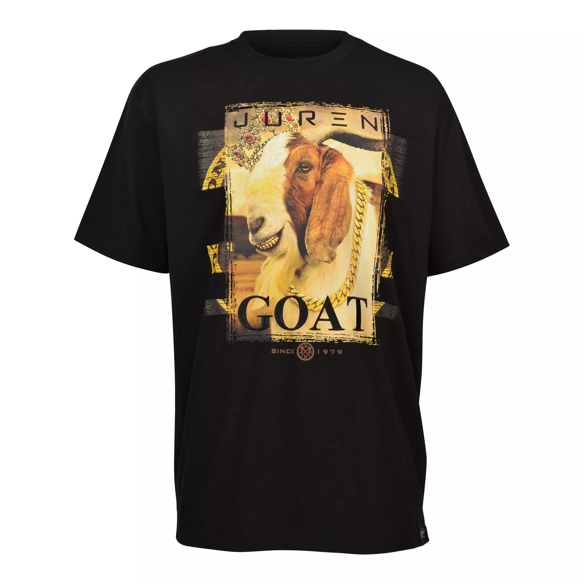 Juren Men's Goat Tee - Black - BLACK