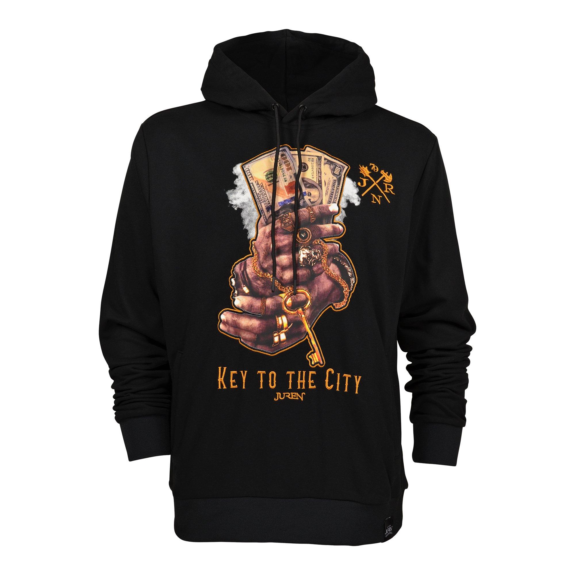 Juren Men's Key To The City Hoodie - Black - BLACK