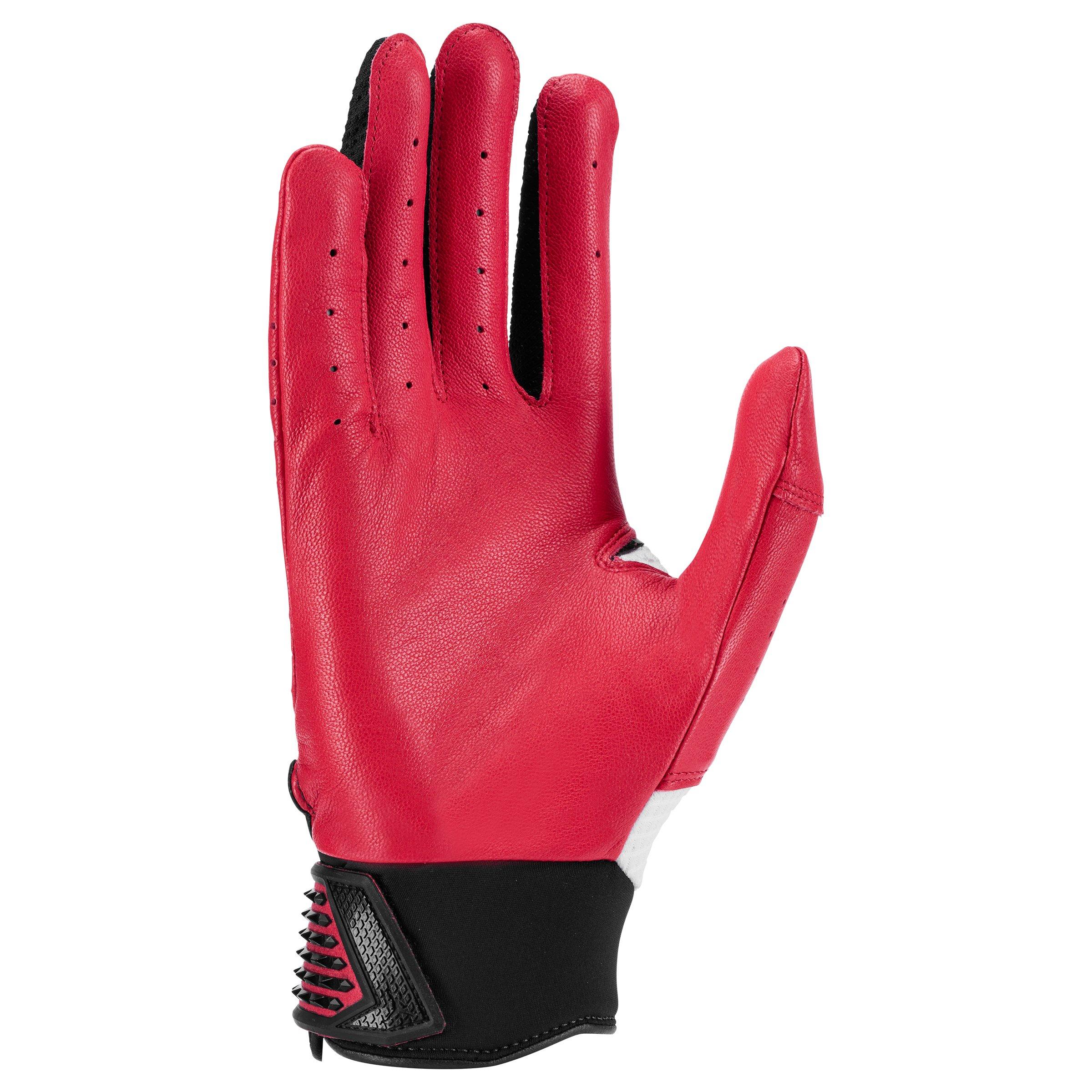 Jordan Fly Select Baseball Batting Gloves - Red/White/Black - RED/WHITE/BLACK Thumbnail View 2