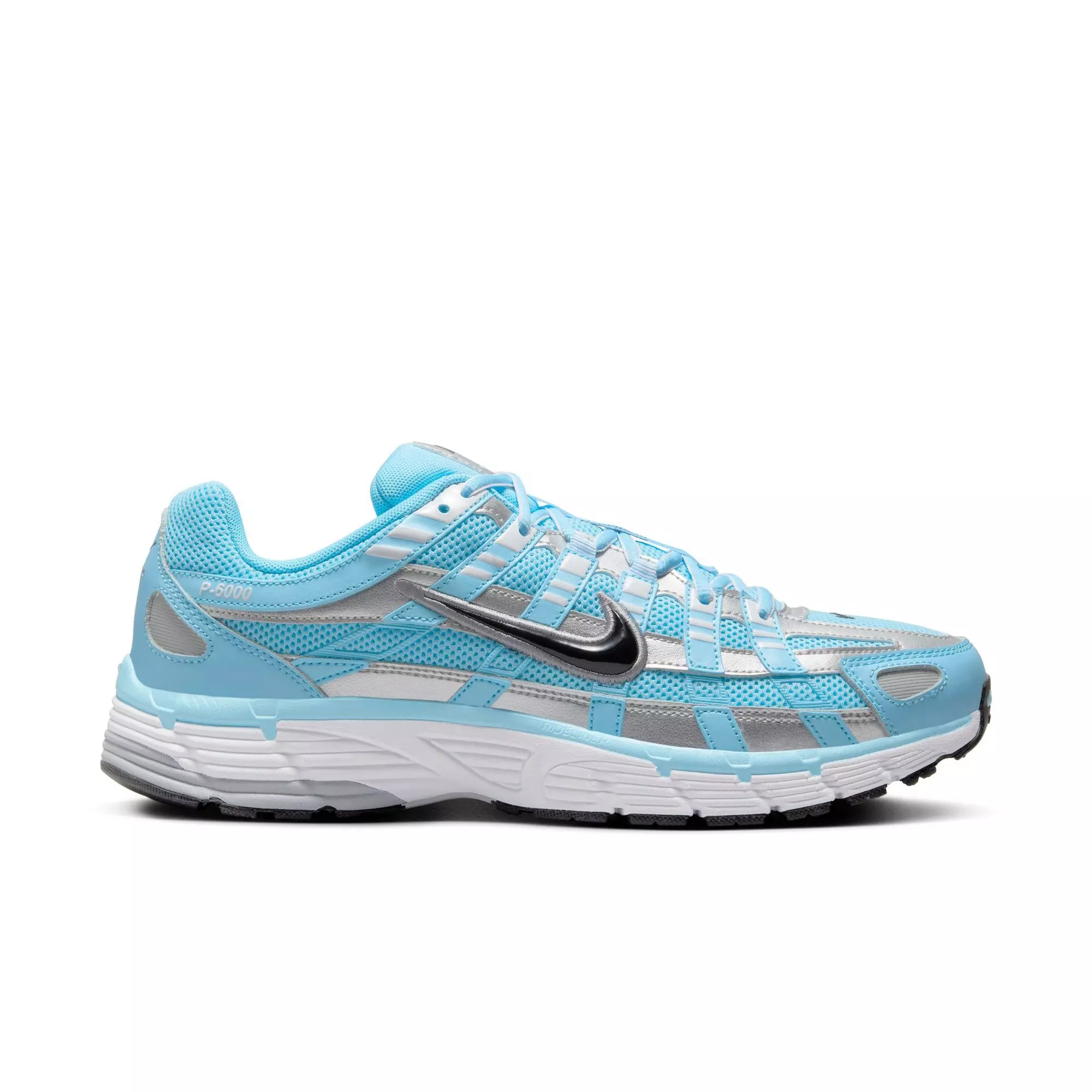 Nike P-6000 "Aquarius Blue/Black/Metallic Silver" Men's Shoe - LT BLUE/GREY