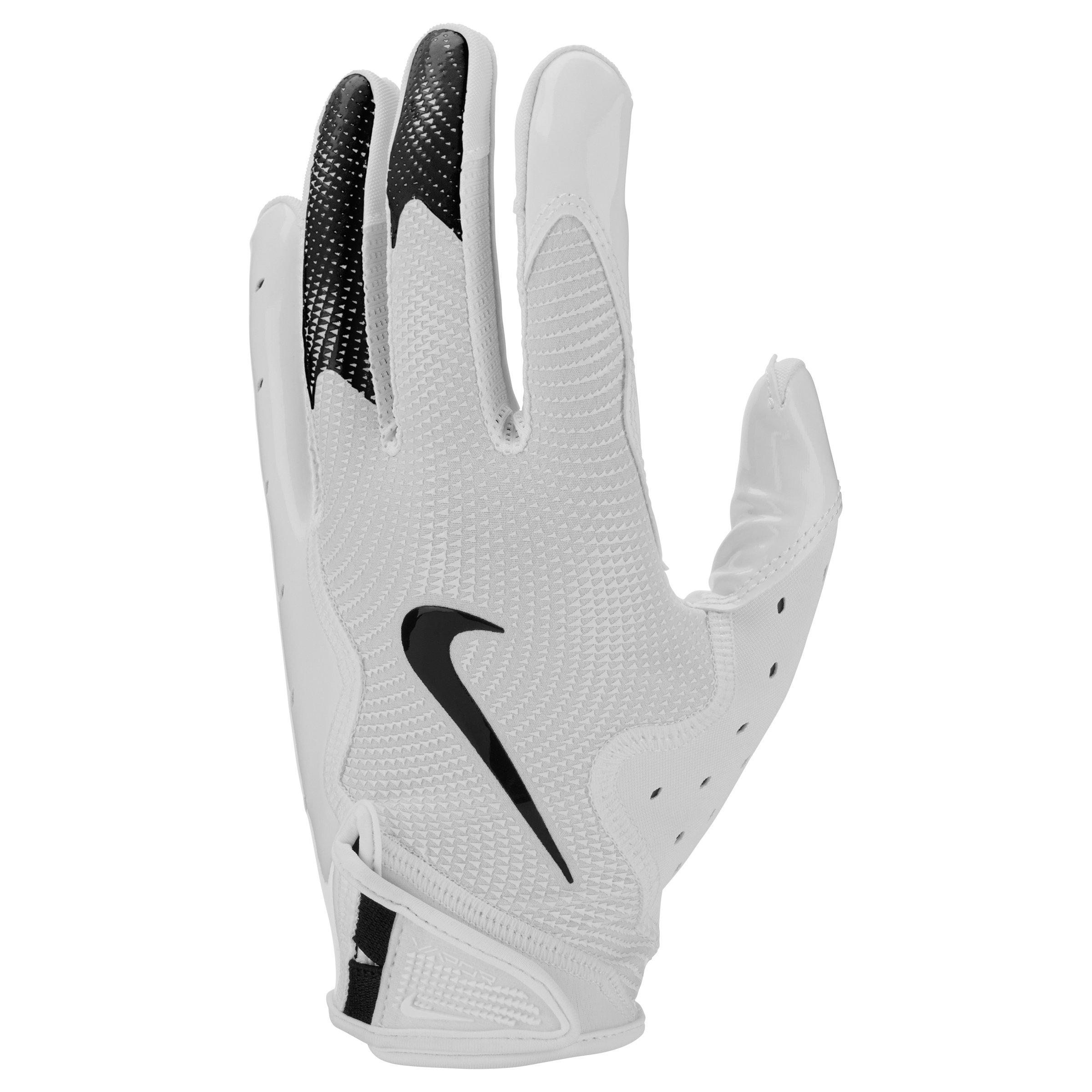 Nike Vapor Jet 8.0 Football Receiver Gloves White Black