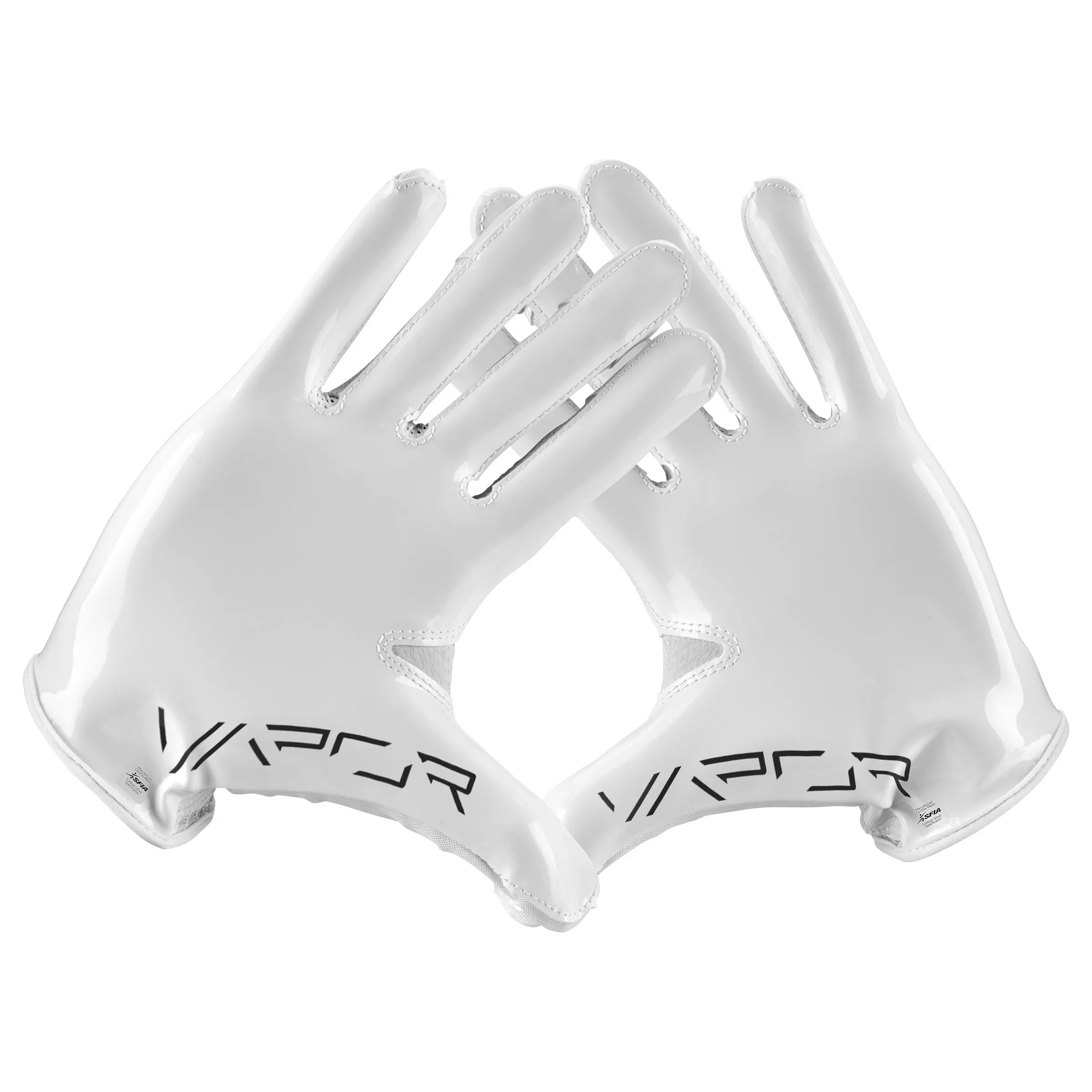 Nike Vapor Jet 8.0 Football Receiver Gloves - White/Black - WHITE/BLACK