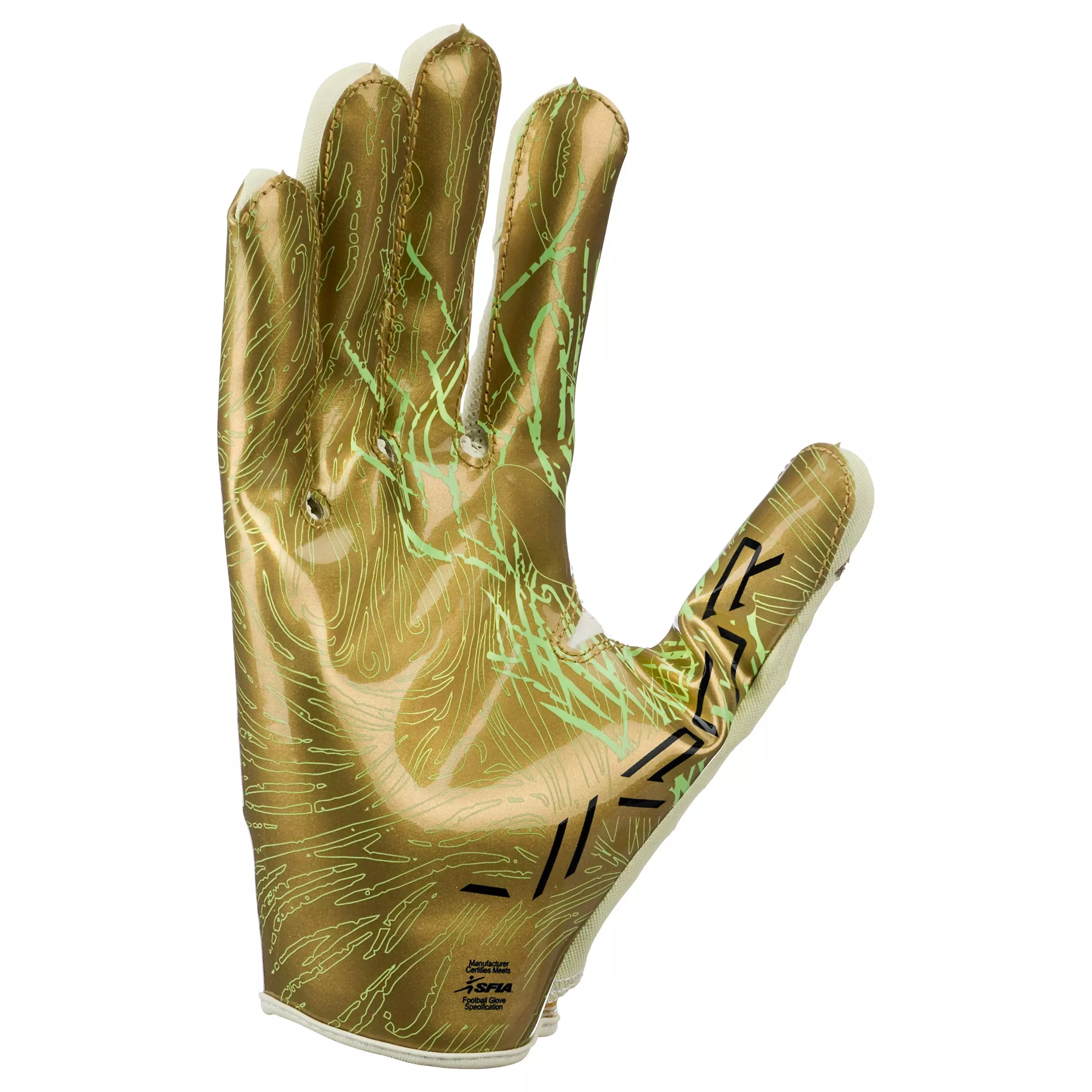 Nike Vapor Jet 8.0 Football Receiver Gloves - Gold - GOLD