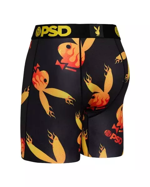 PSD Men's Playboy Flames Underwear - MULTI-COLOR