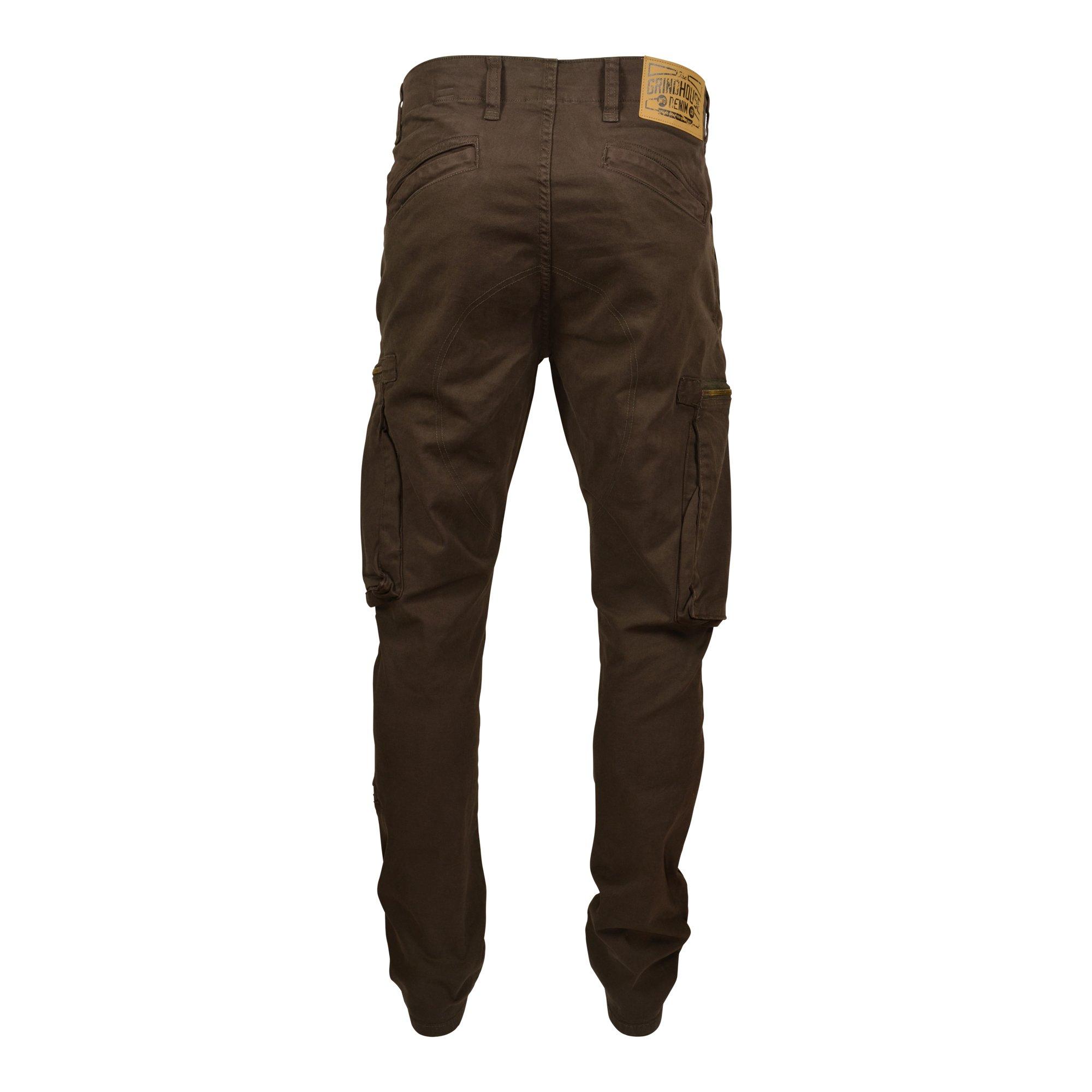 Grindhouse Twill Zip Top Cargo Men's Olive Pants