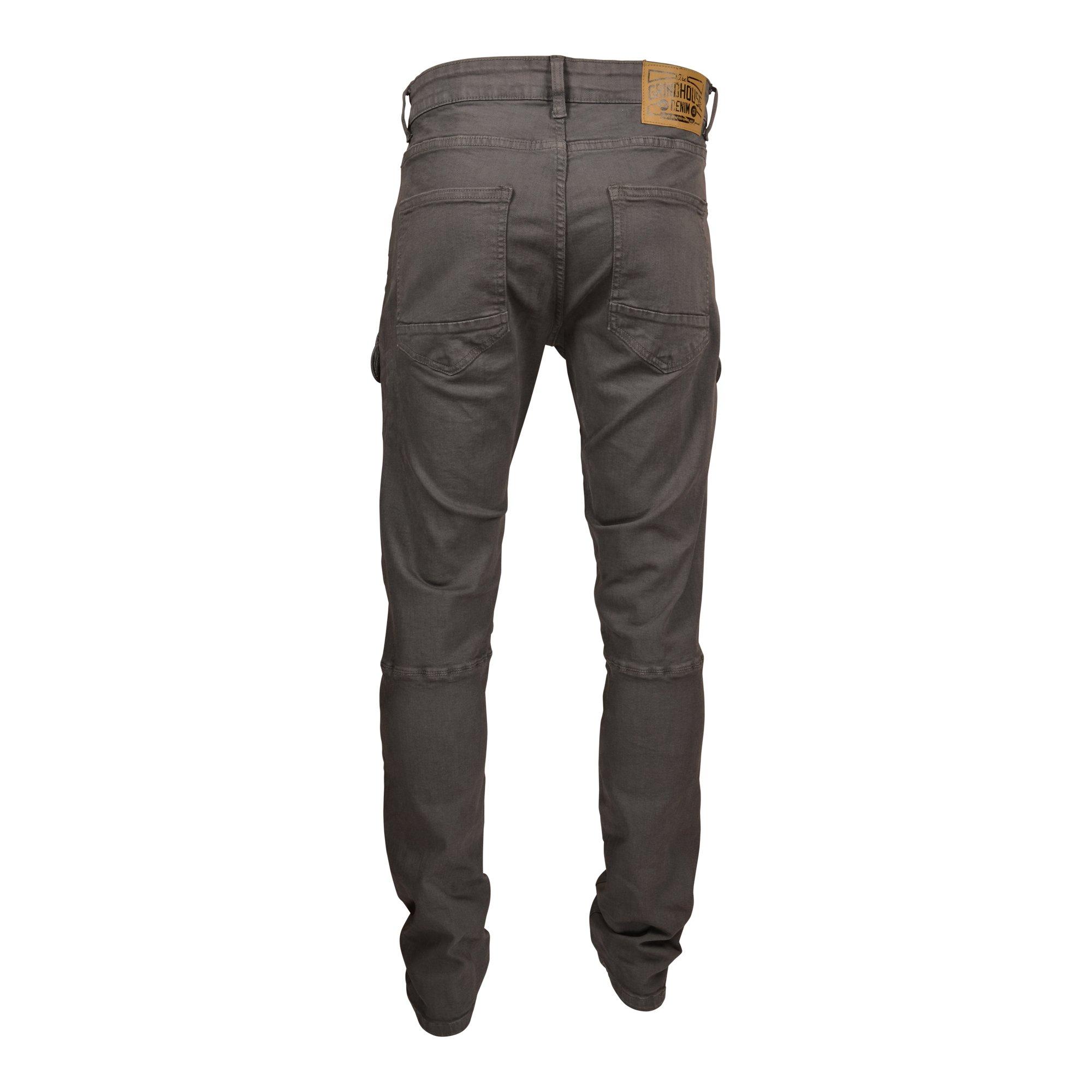 Grindhouse Front Ripped Twill Men's Grey Pants