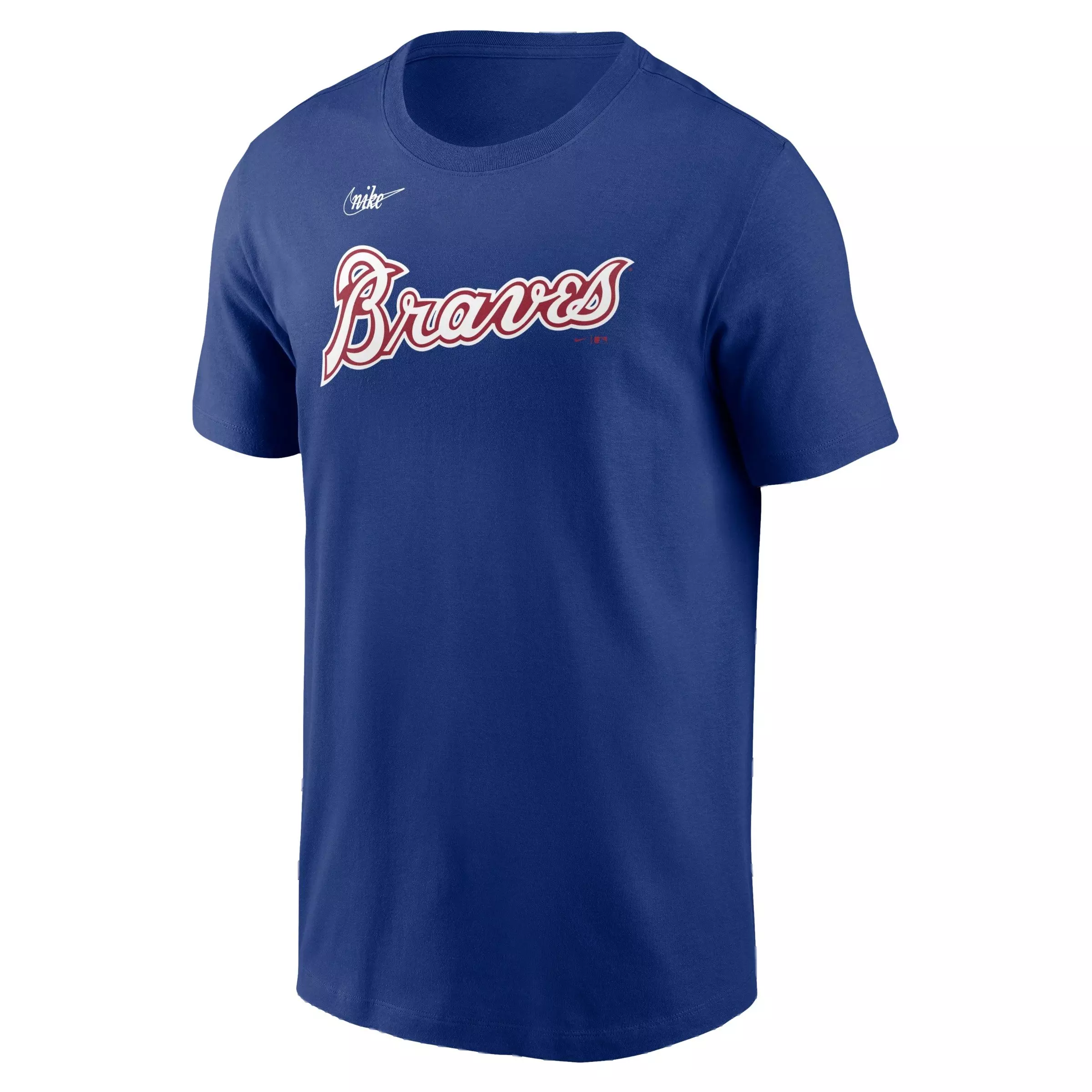 Nike Men's Atlanta Braves 2023 Team Logo Top-Navy - NAVY