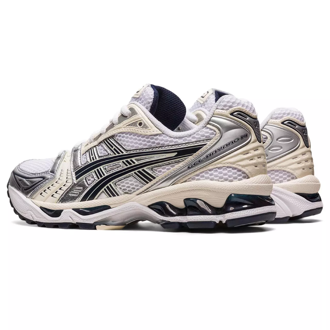 ASICS GEL-KAYANO 14 "White/Midnight" Women's Running Shoe - WHITE/BLACK