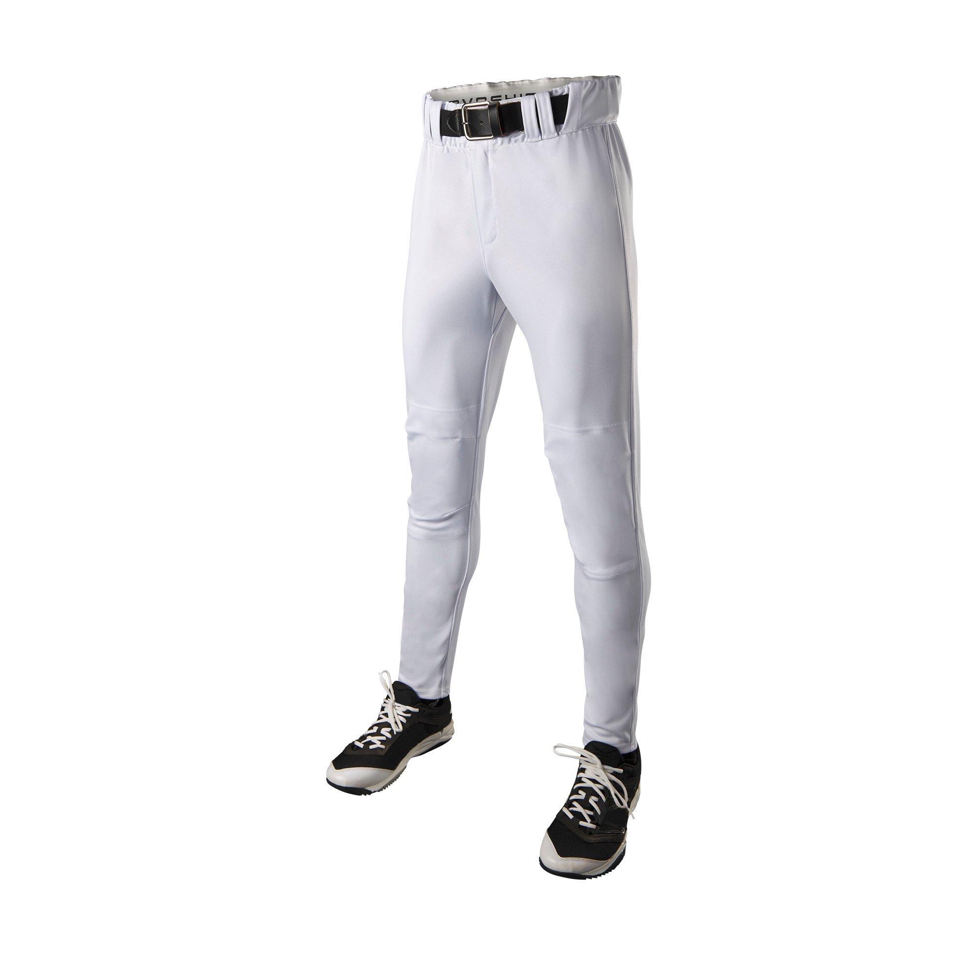 EvoShield Men's Tapered Game Baseball Pants - White - WHITE Thumbnail View 1